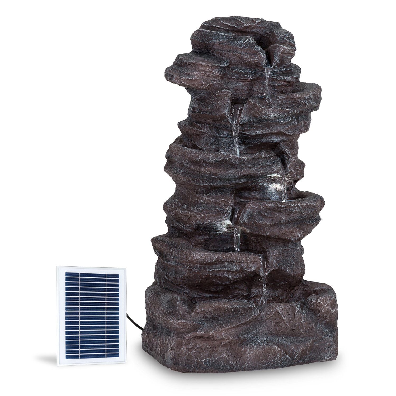 blumfeldt Wasserspiel Stonehenge XL Solarbrunnen, (Set,