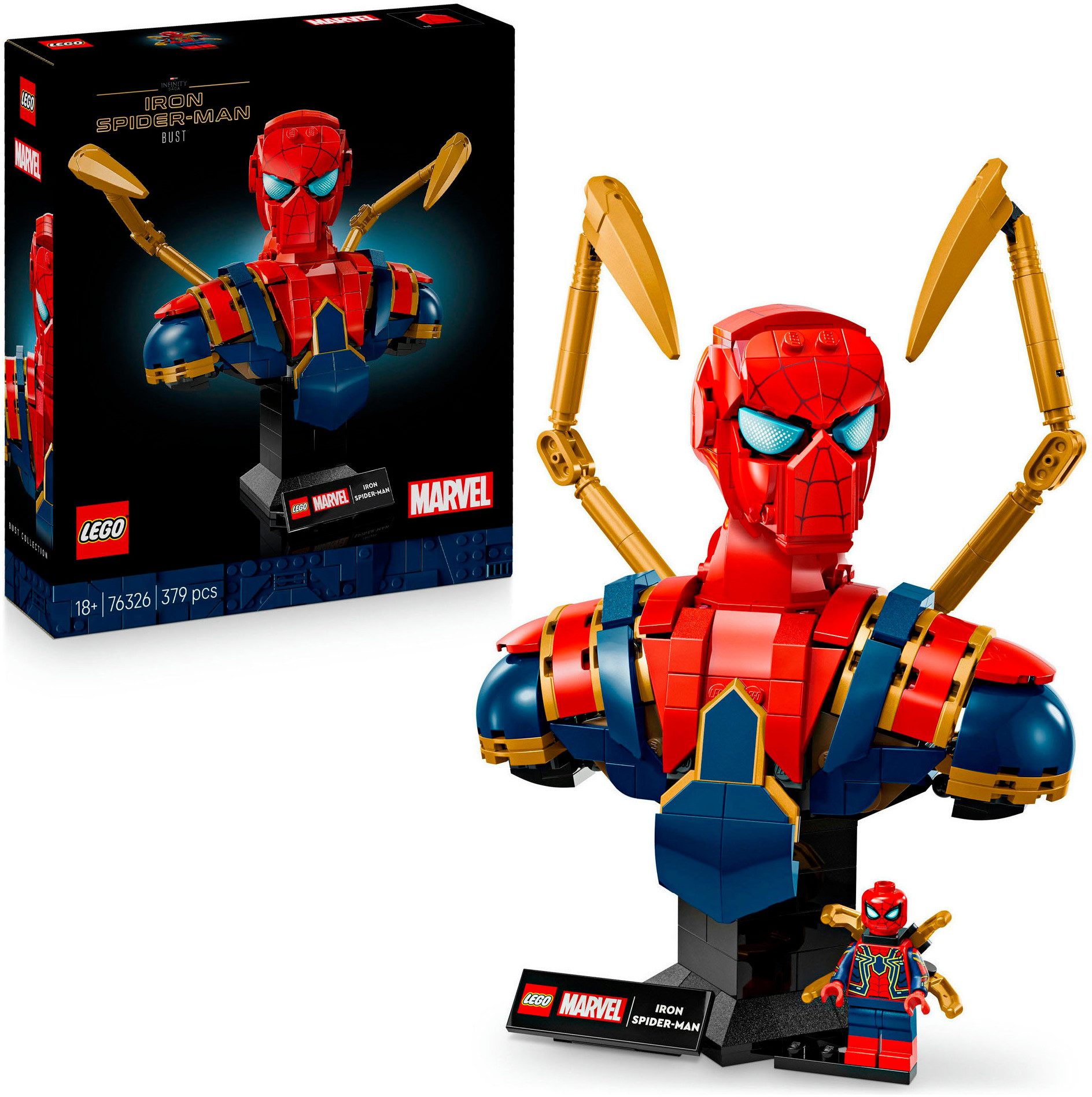 LEGO® Iron Spider-Man Büste (76326), LEGO