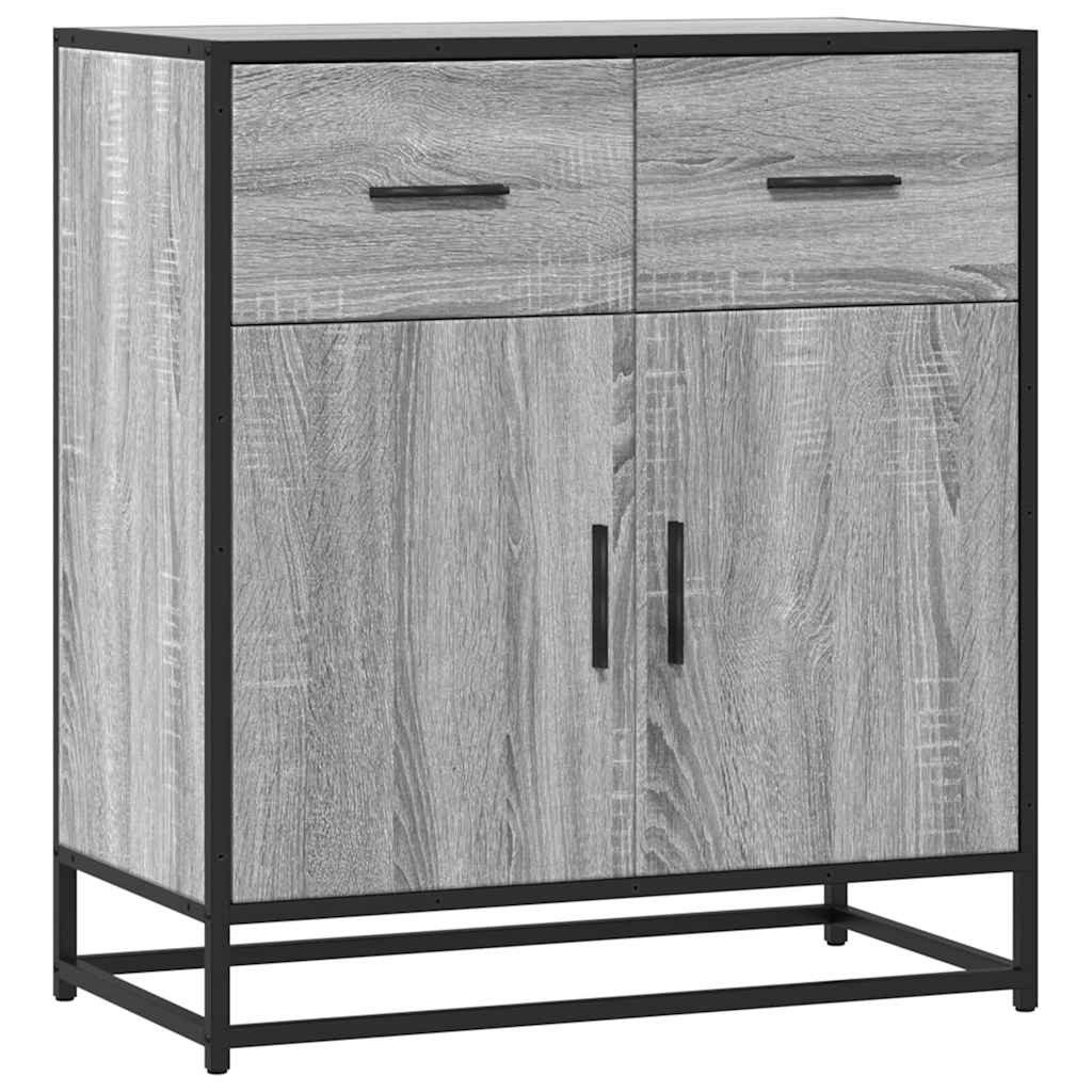 vidaXL Sideboard Sideboard Grau Sonoma 68x35x76
