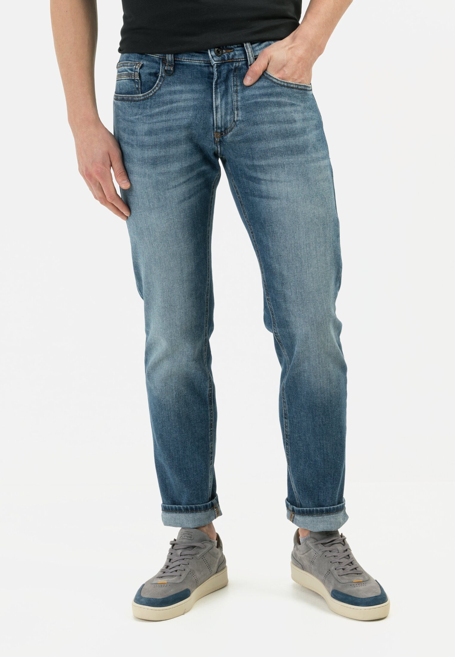 camel active 5-Pocket-Jeans 5-Pocket Jeans Slim