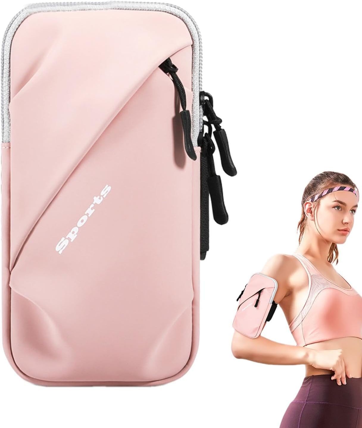 RWEUOQ Handyhülle Handy-Armtasche, Lauf-Handy-Armtasche, Jogging-Fitness-Armhandtasche, Laufende