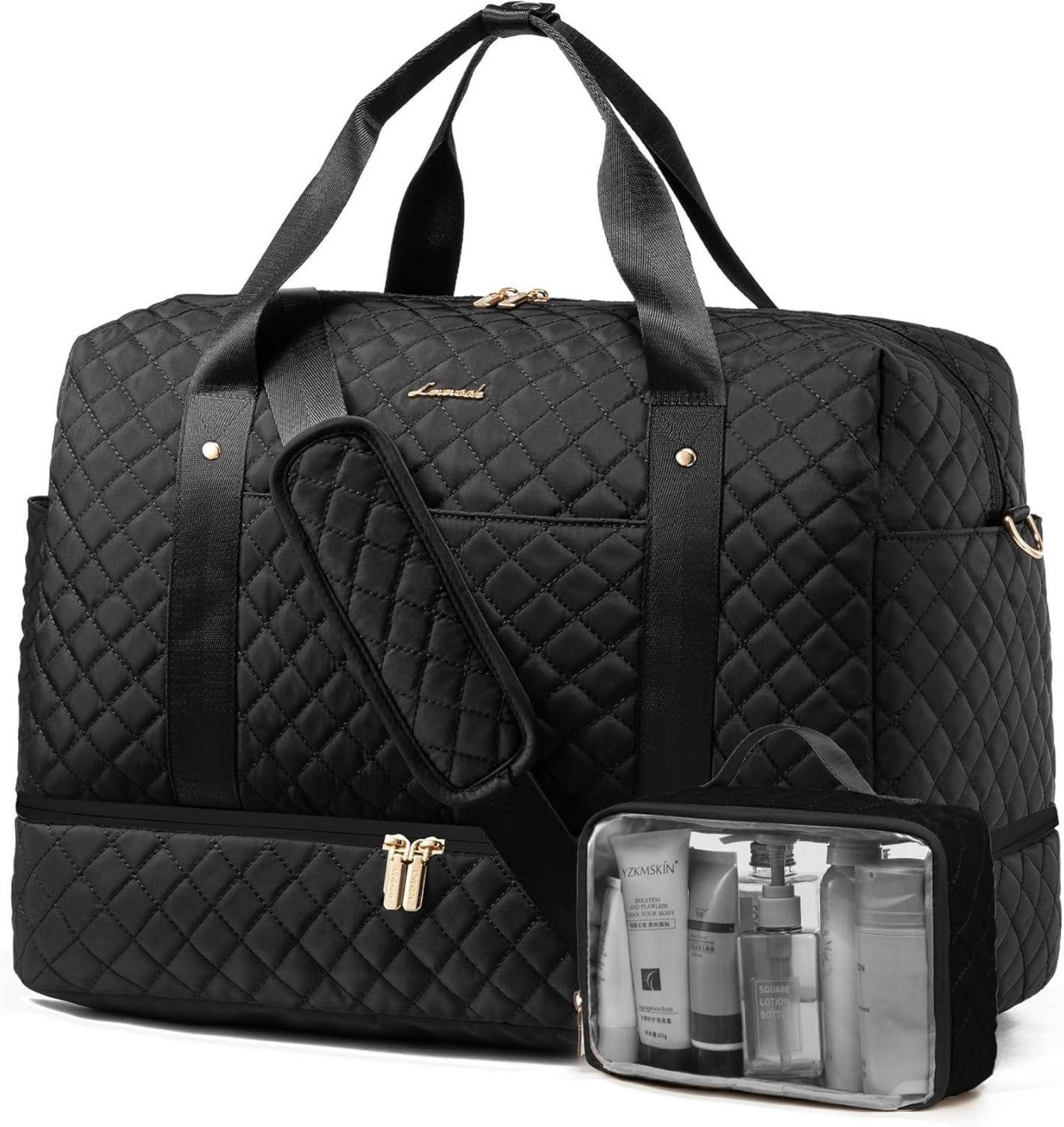 LuxusKollektion Reisetasche Reisetasche Damen Weekender Sporttasche