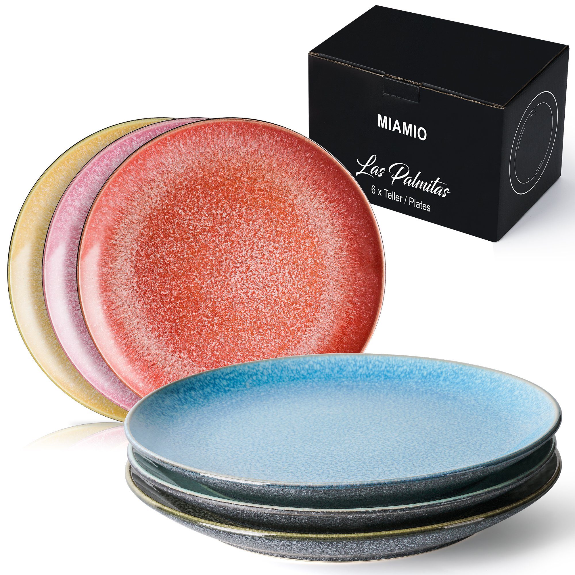 MiaMio Teller-Set Teller Set 6 Personen