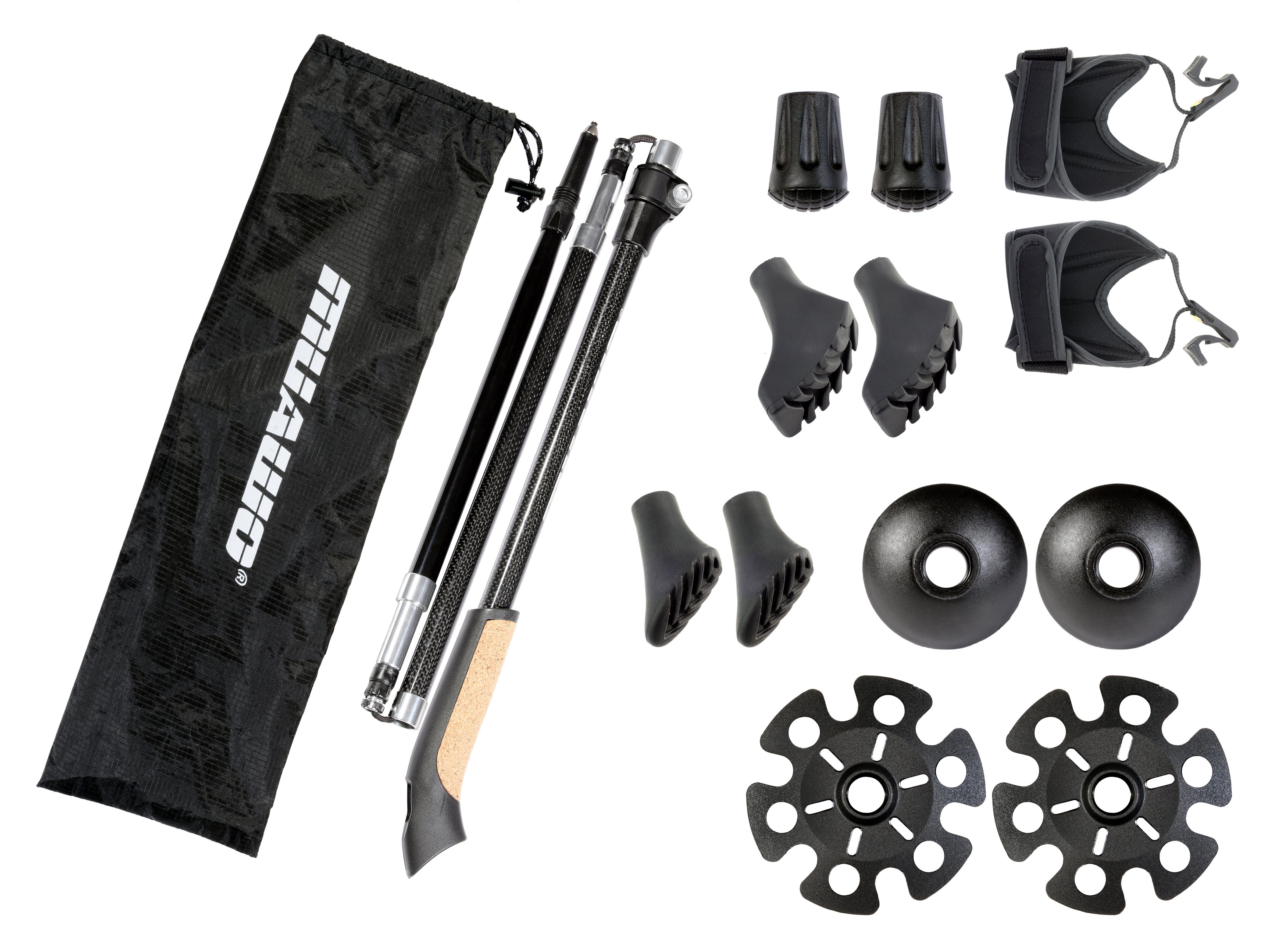 Muawo Nordic-Walking-Stöcke Premium faltbare Walking Stöcke