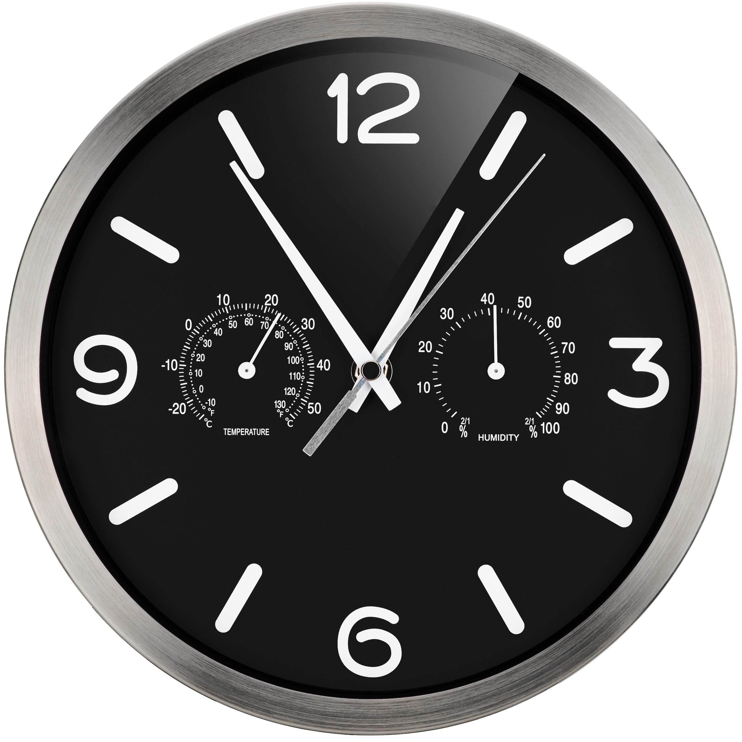 OPTUS Wanduhr MyTime ND DCF Thermo-/Hygro-Wanduhr