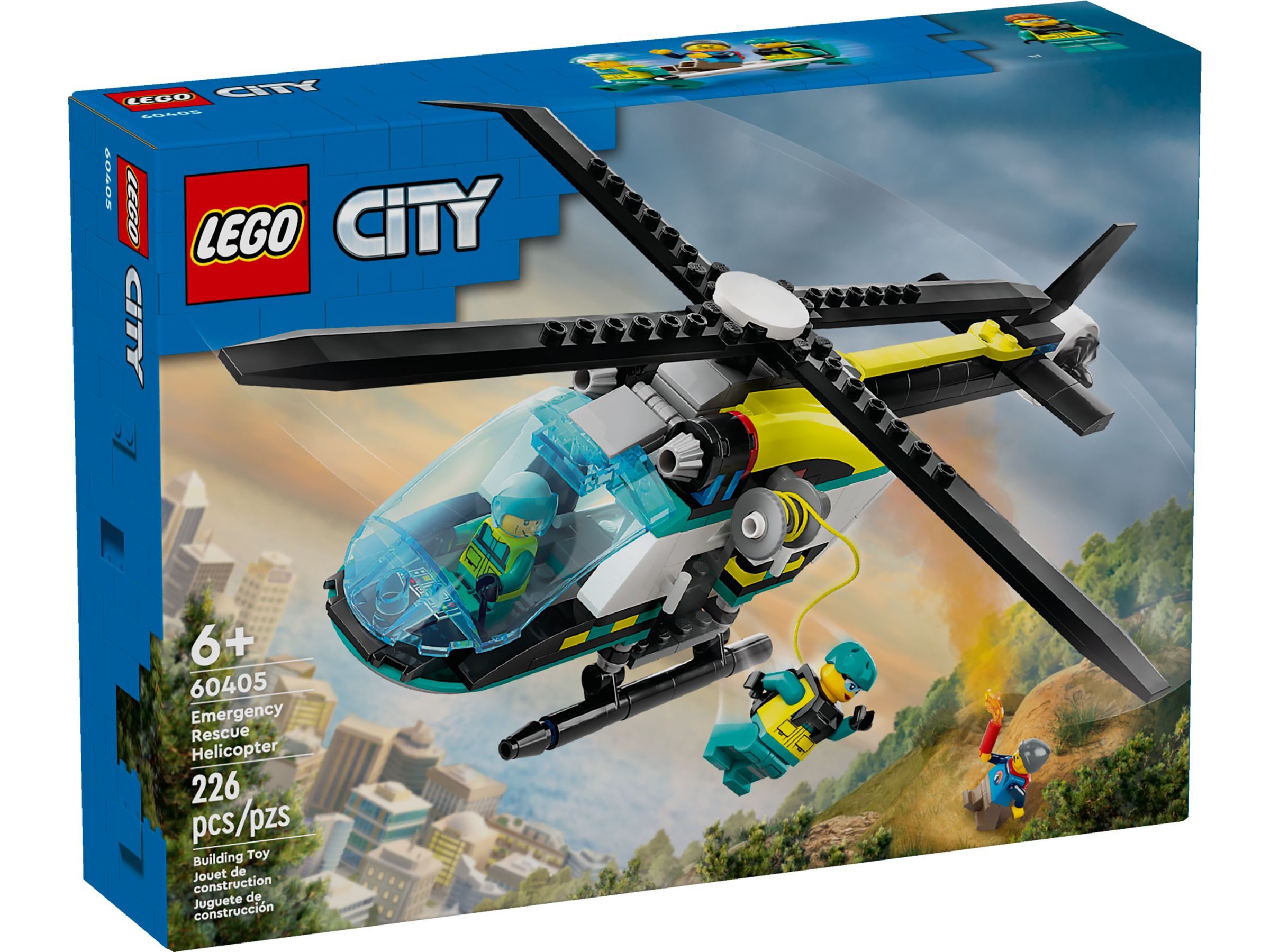 LEGO® LEGO® City 60405 Rettungshubschrauber Konstruktionsspielsteine