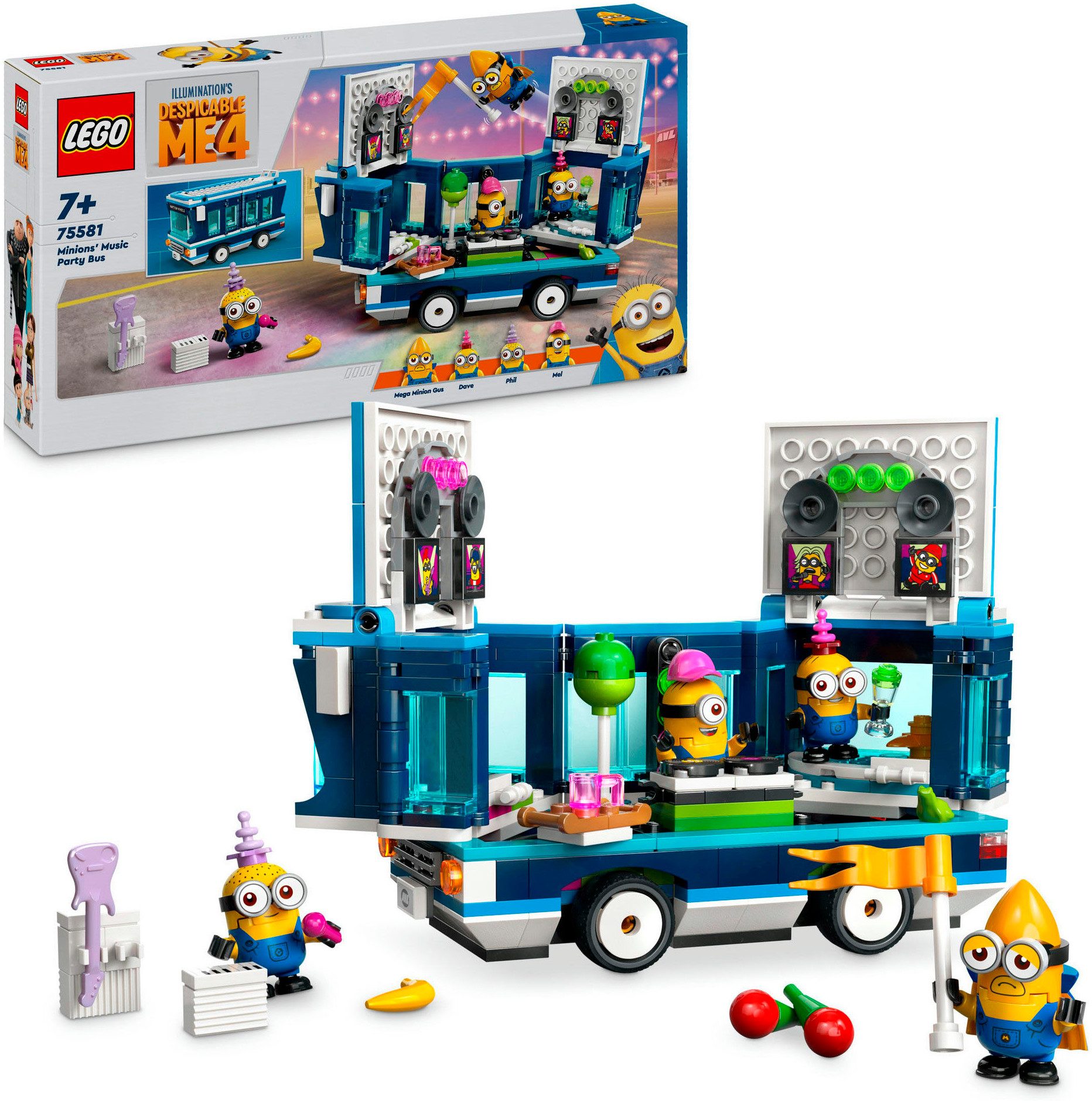 LEGO® Minions und der Party Bus