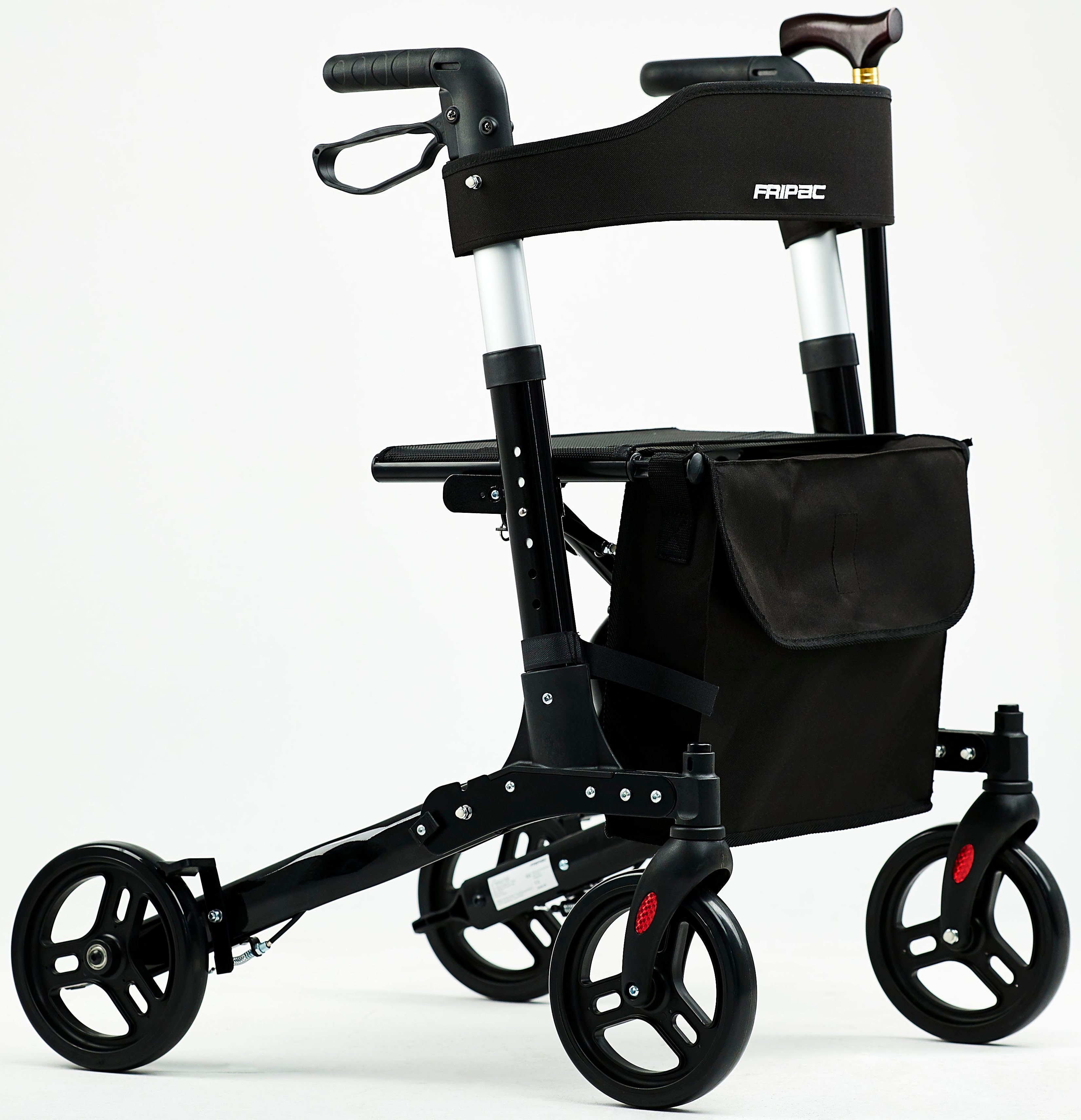 FRIPAC Rollator Leichtgewicht-Rollator R-1011, Komplettpaket für