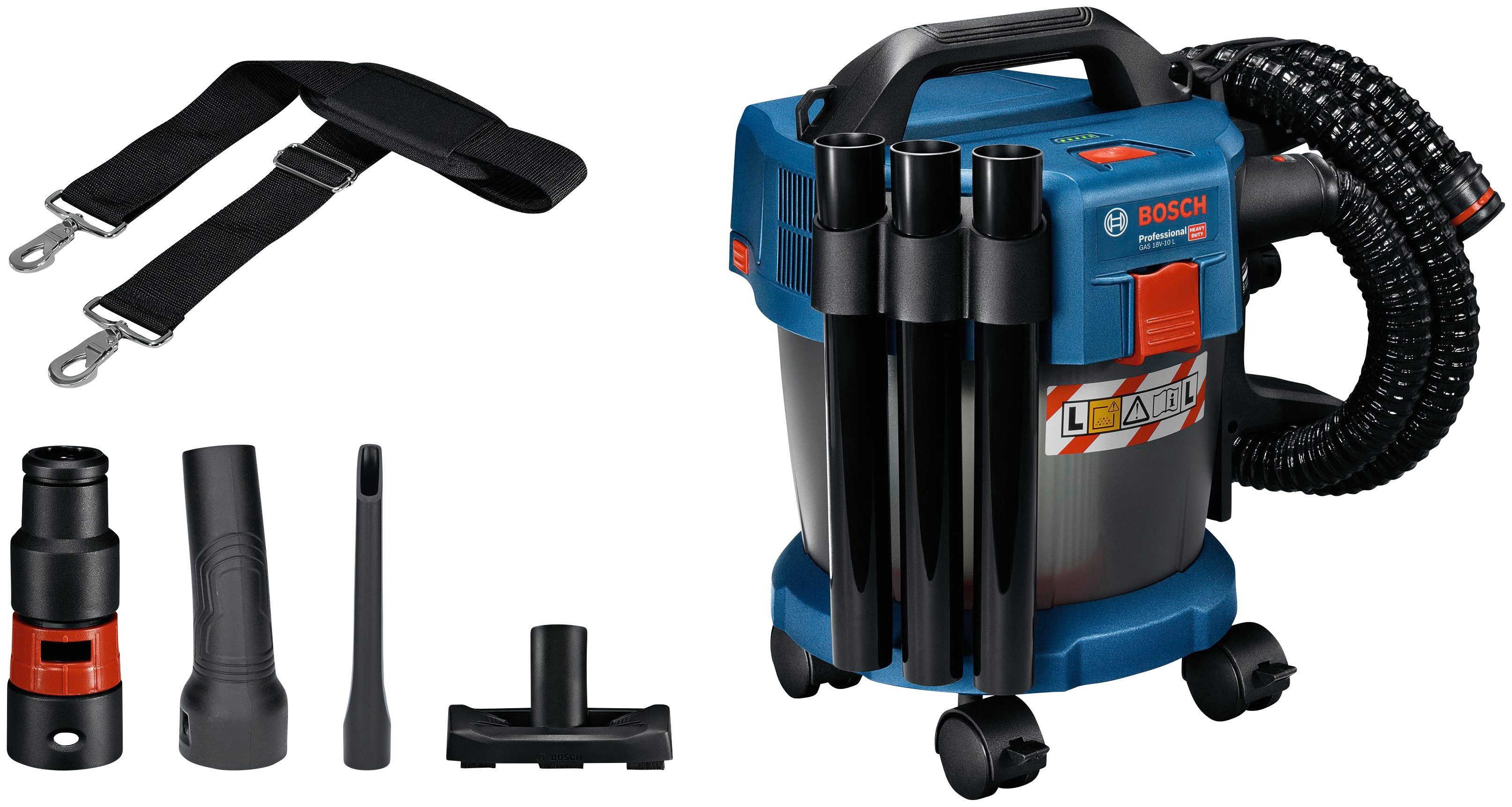 Bosch Professional Nass-Trocken-Akkusauger GAS 18V-10, beutellos,