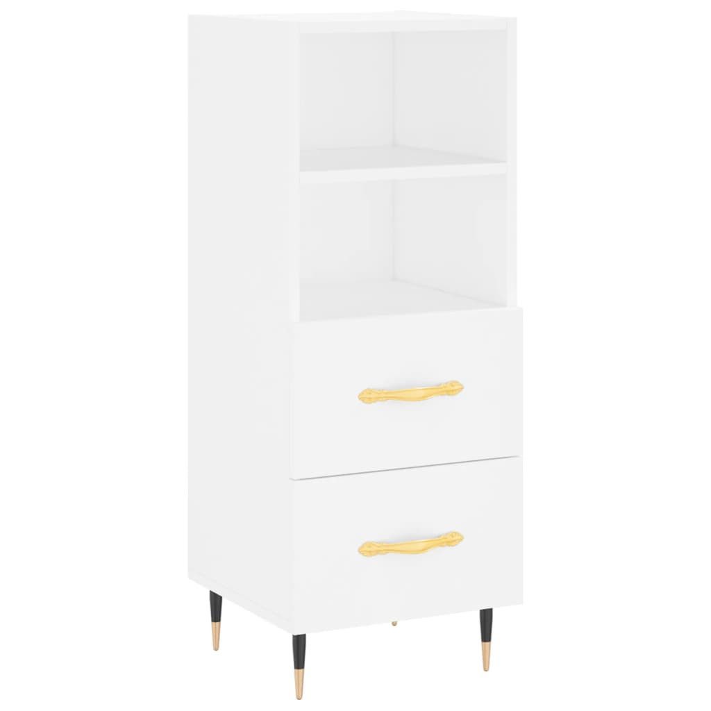 vidaXL Sideboard Sideboard Weiß 34,5x34x90 cm