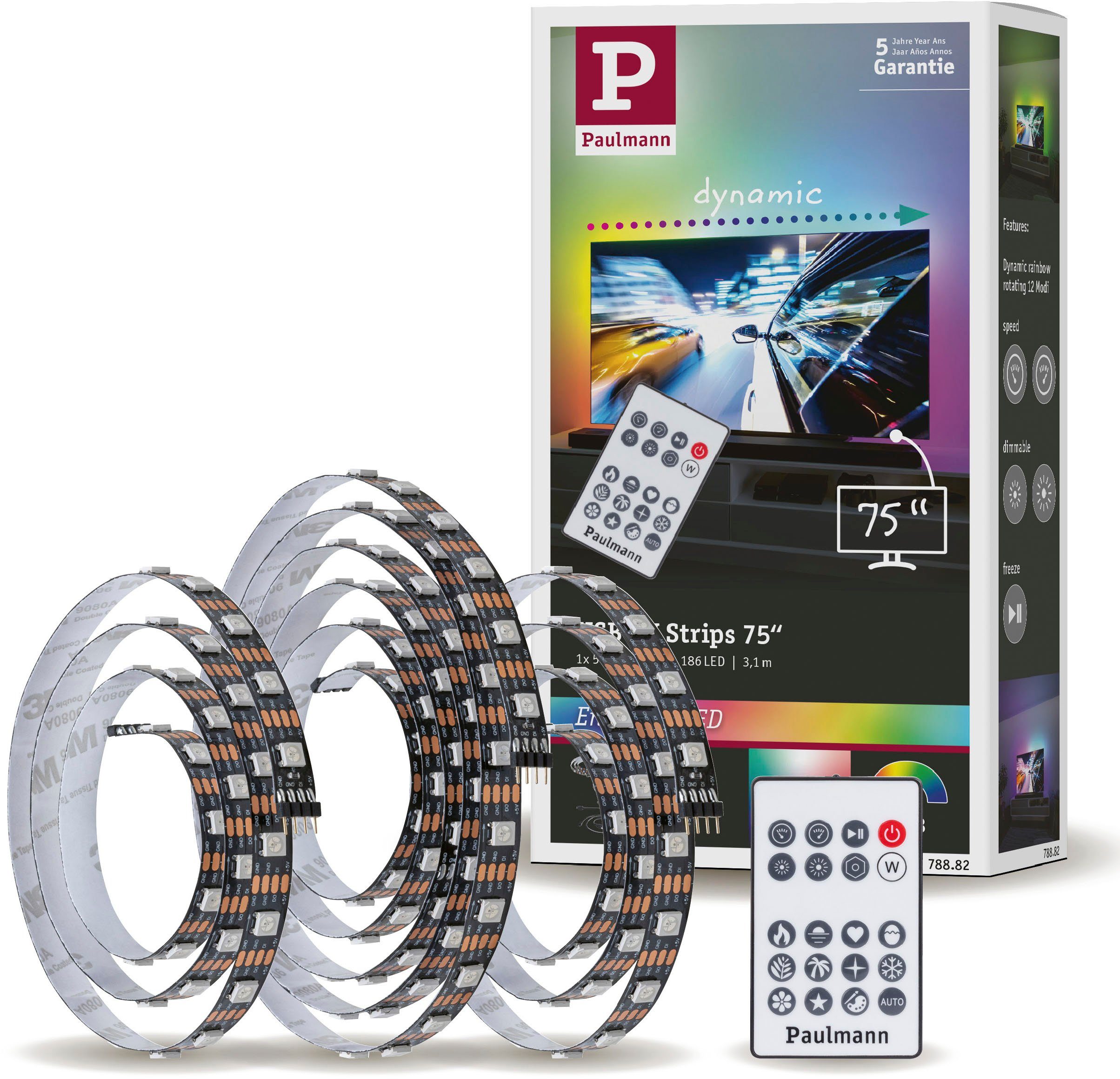 Paulmann LED-Streifen USB LED Strip TV-Beleuchtung