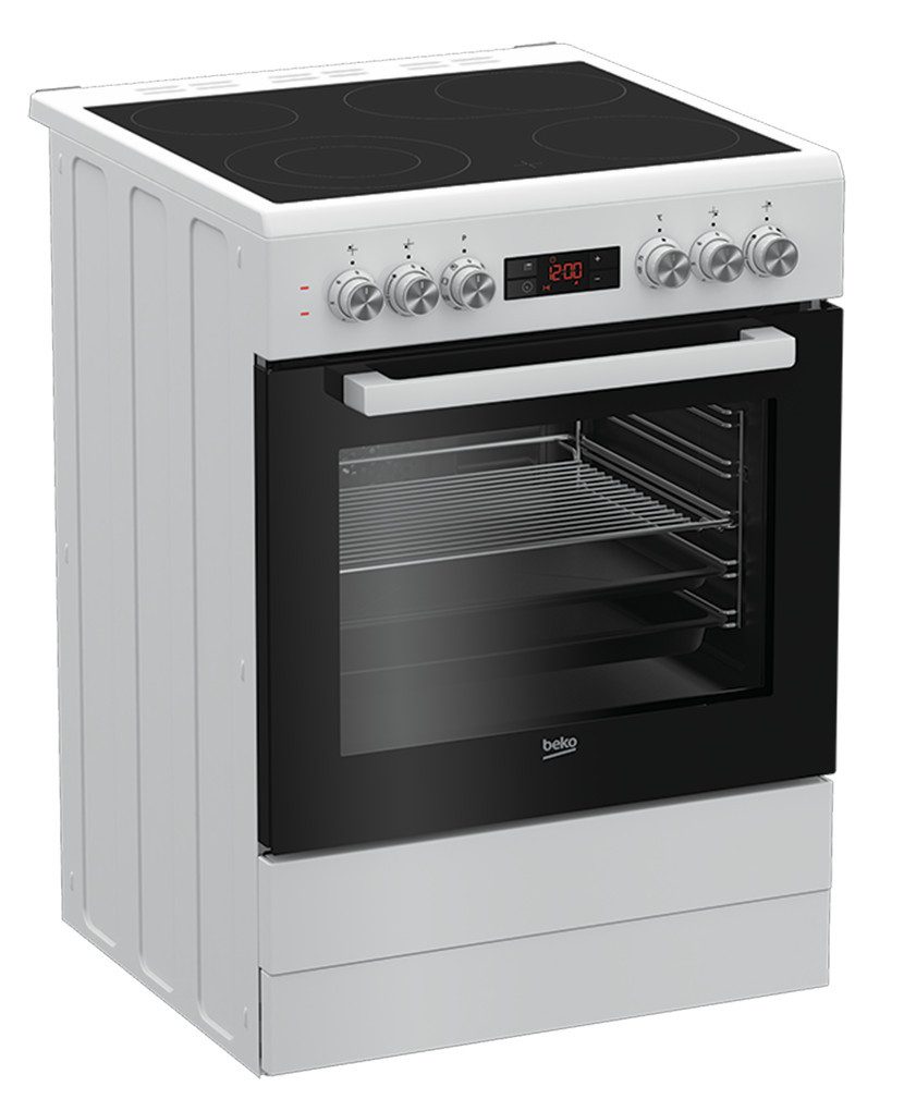 BEKO Elektro-Standherd FSM67320GWS, Für einfachste Reinigung