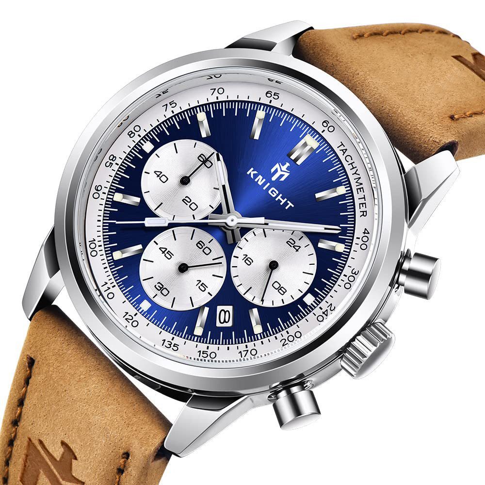 ibettertec Quarzuhr Chronograph Herren-Uhren Analog Quarzunhr,