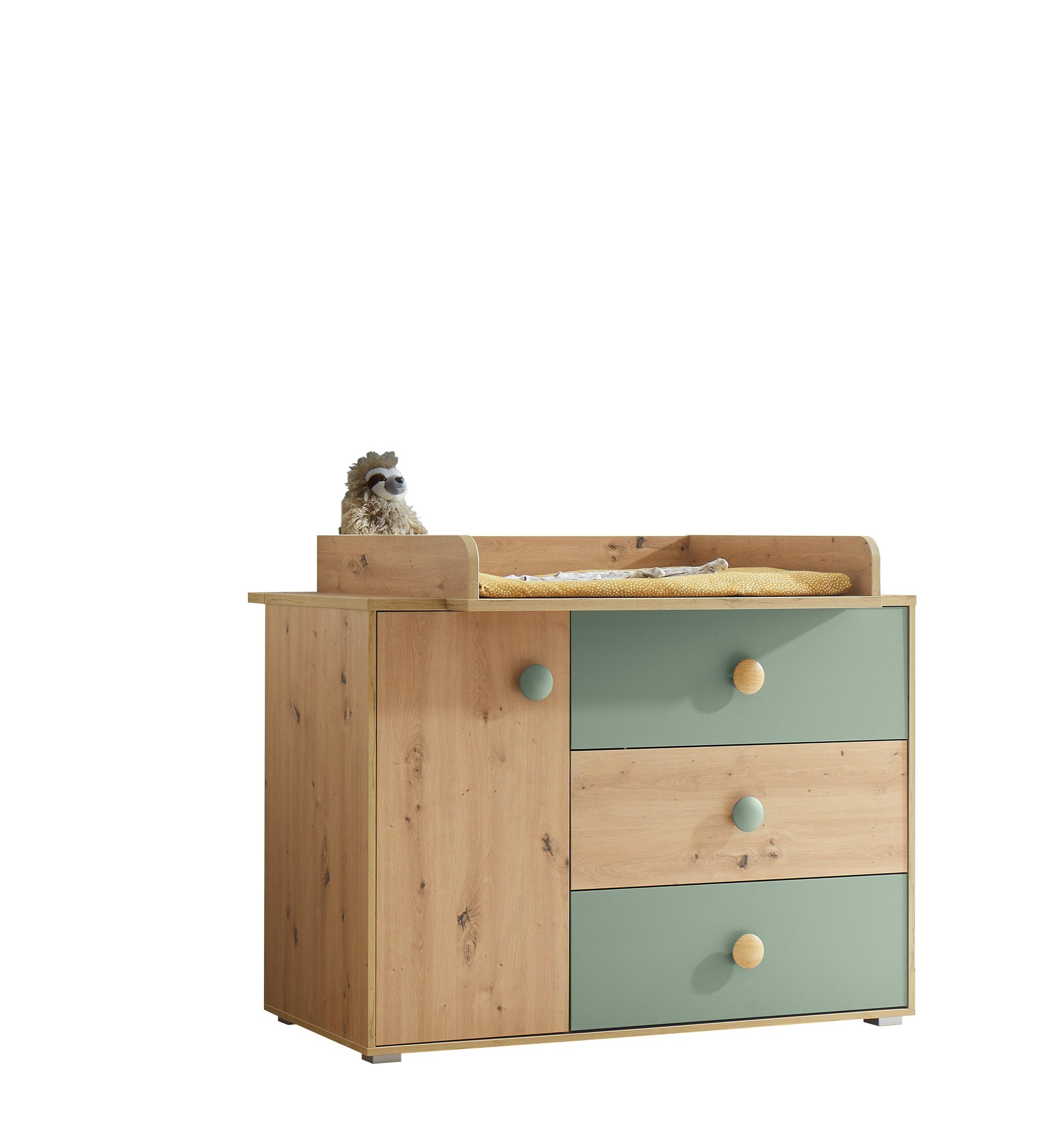 PREISBRECHER Wickelkommode Birta, 3 Schübe, 1