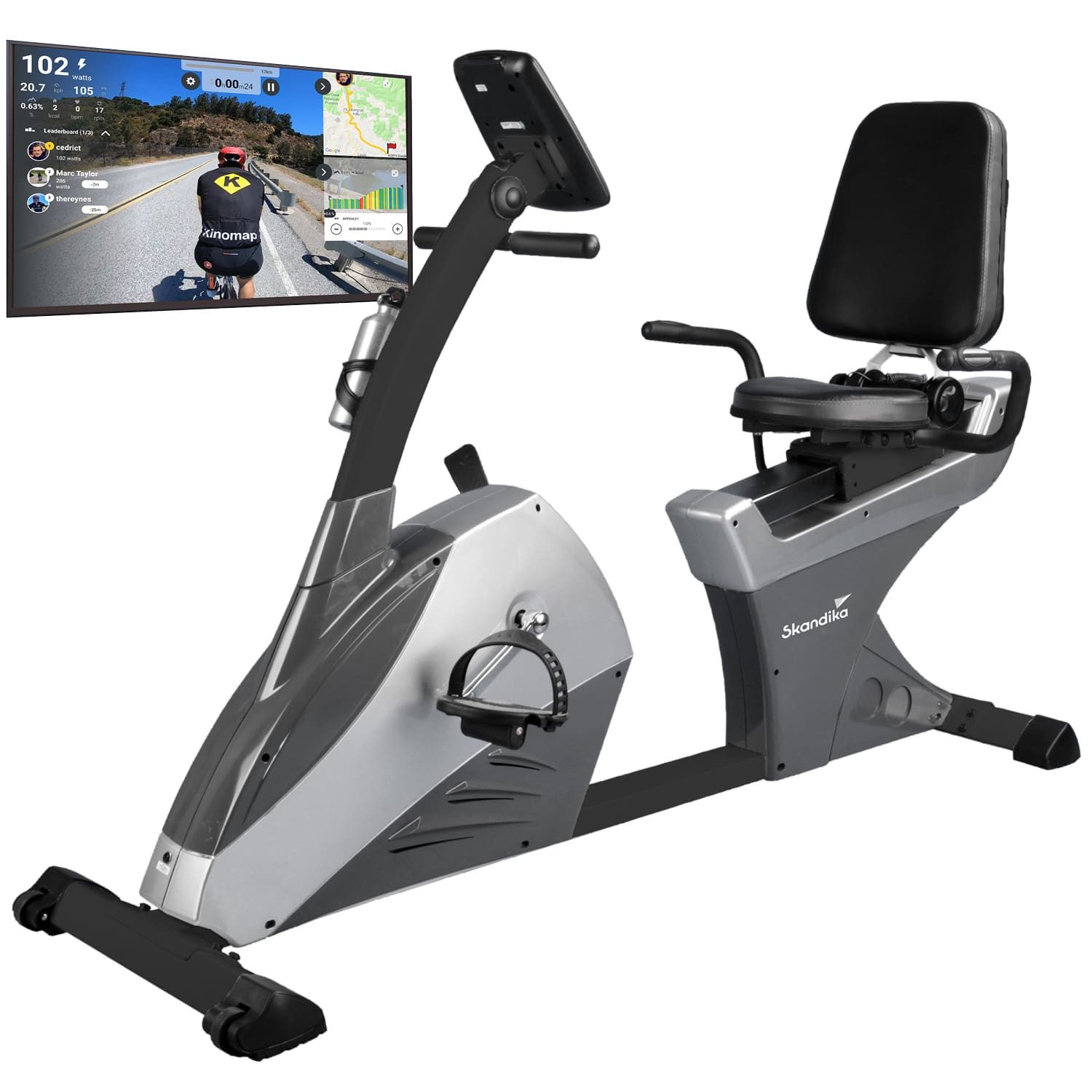 Skandika Ergometer Centaurus Heimtrainer mit Rückenlehne,