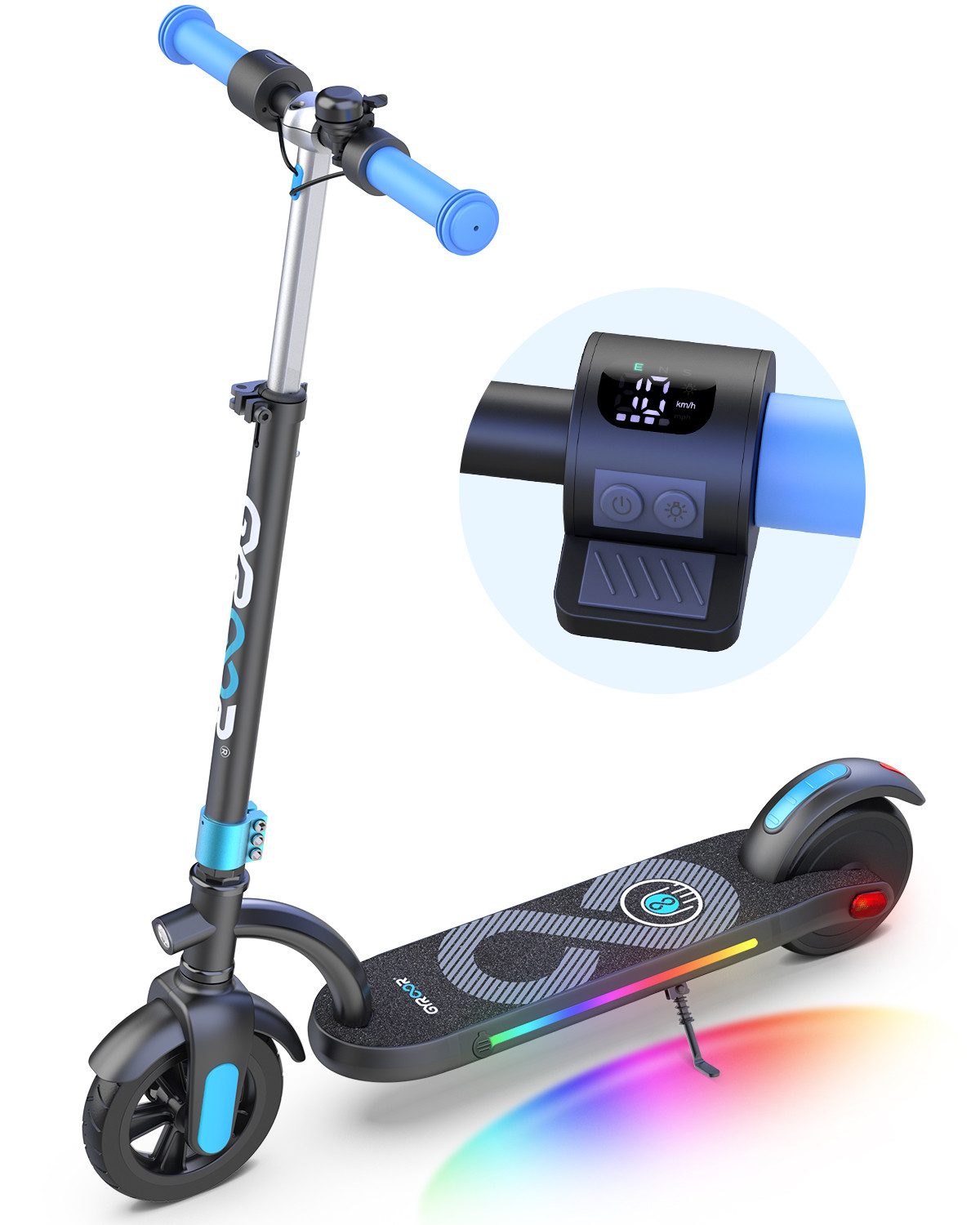 Gyroor Elektro-Kinderroller H40 Elektroroller für Kinder