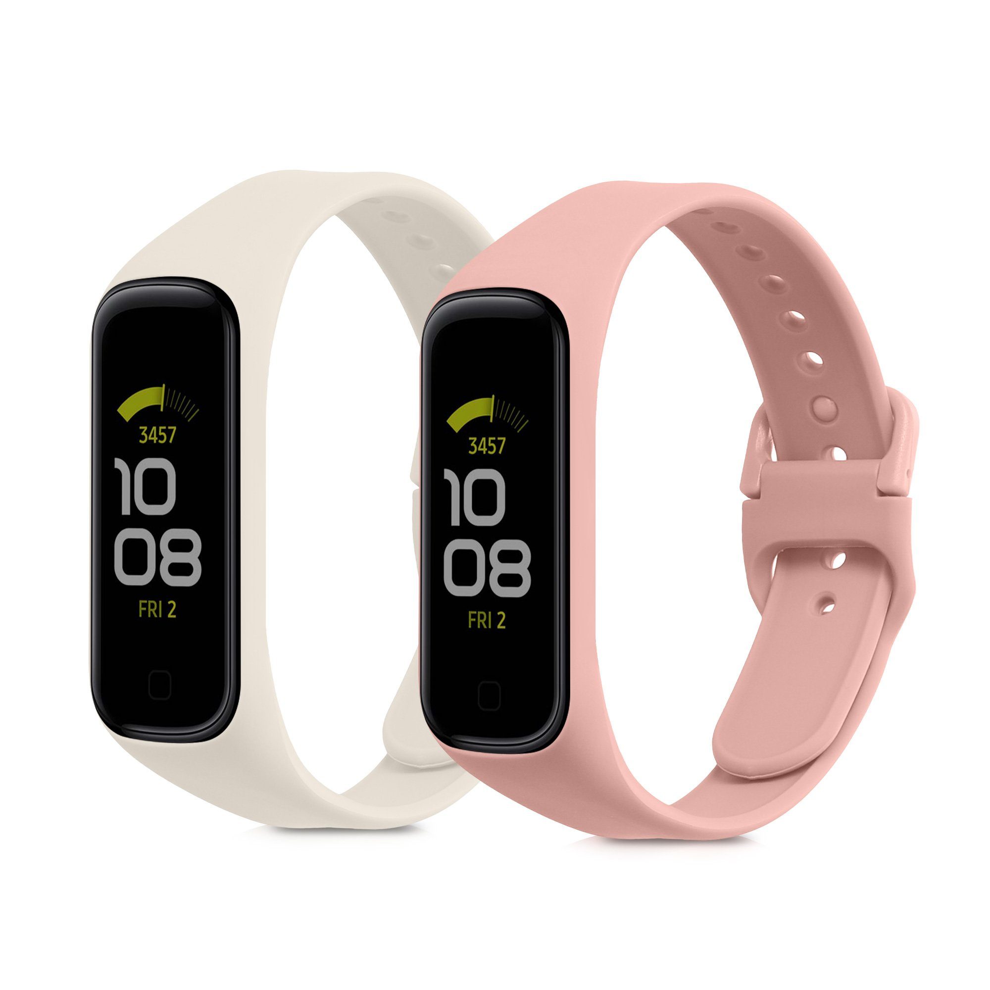 kwmobile Smartwatch-Armband 2x Sportarmband für Samsung