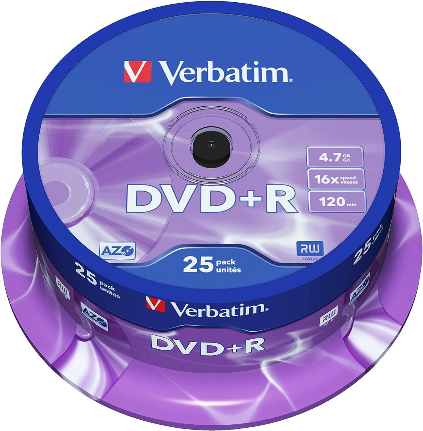 Verbatim DVD-Rohling DVD+R - hochwertige Speichermedien