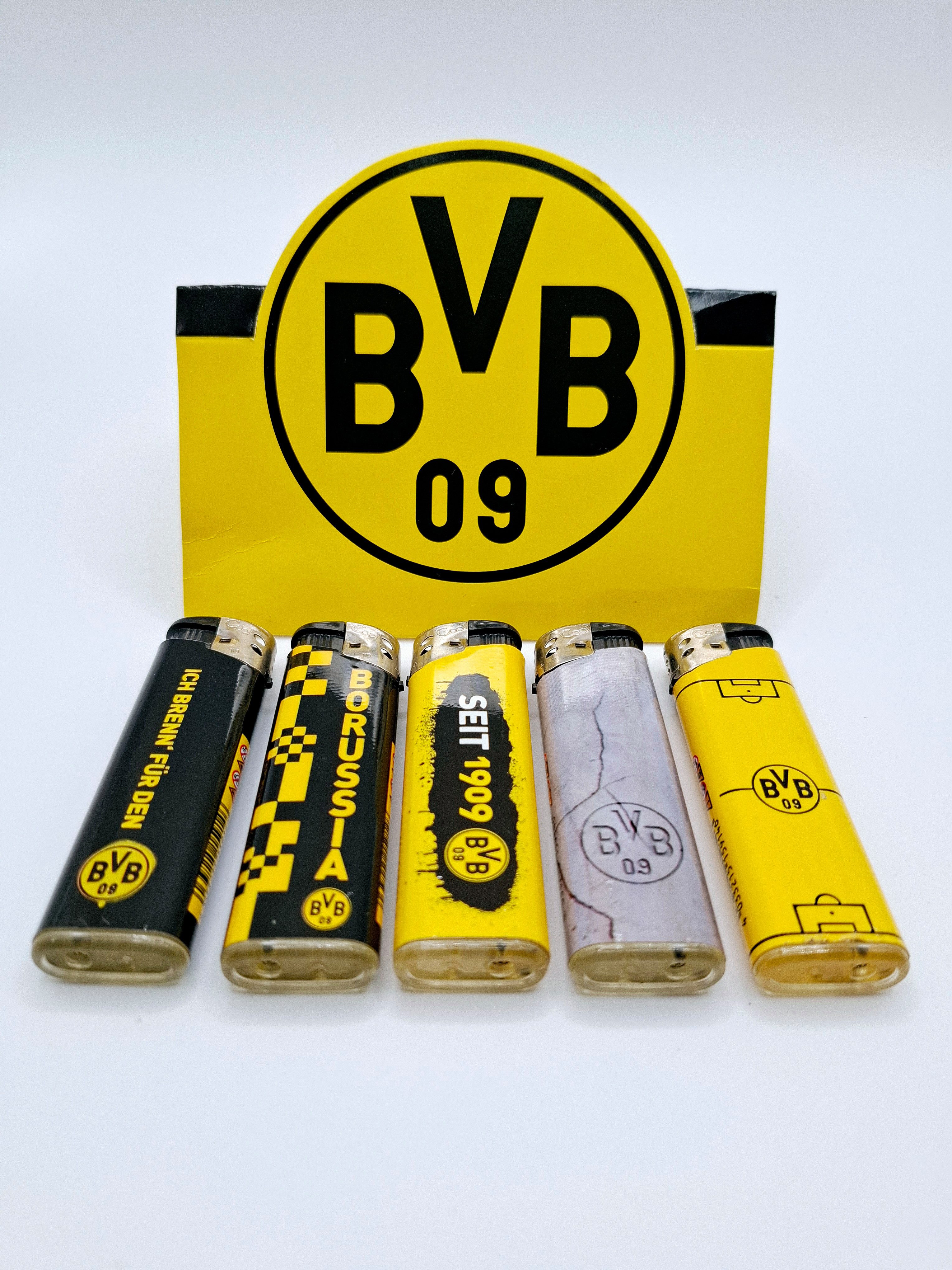 meytrade Feuerzeug BVB Lizenz Mehrweg Feuerzeug