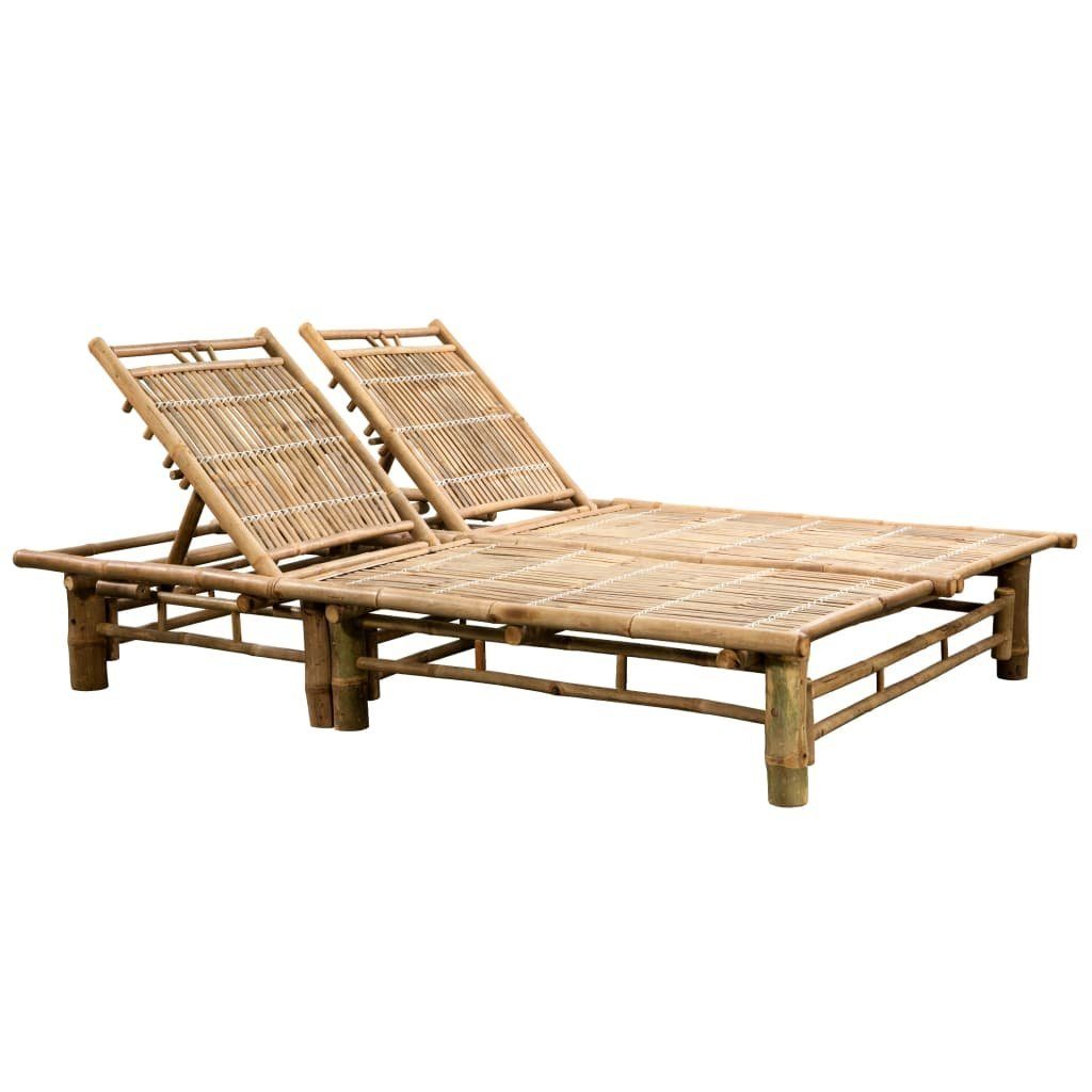 vidaXL Gartenliege Sonnenliege für 2 Personen