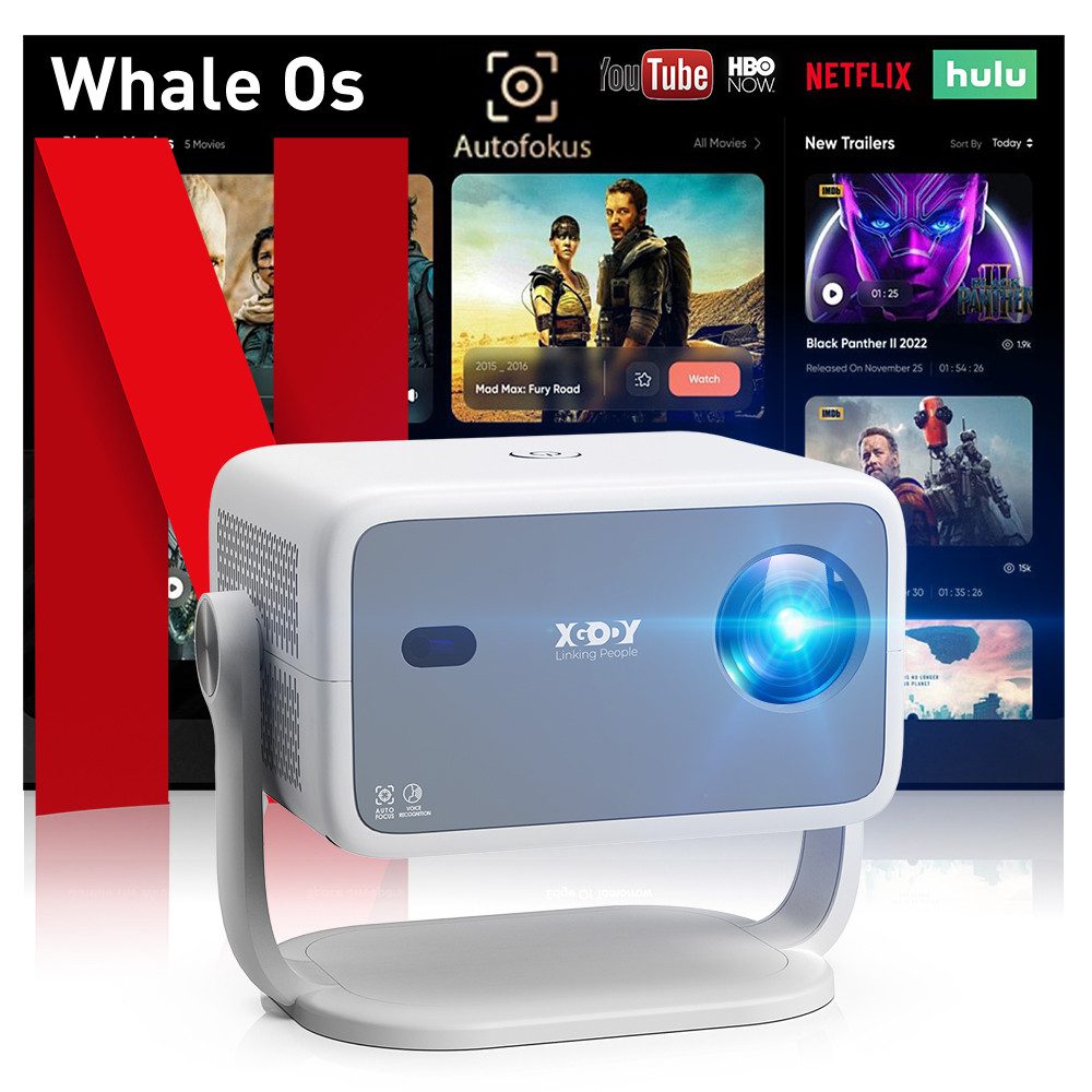 XGODY Netflix Licensed Beamer (25000 lm,