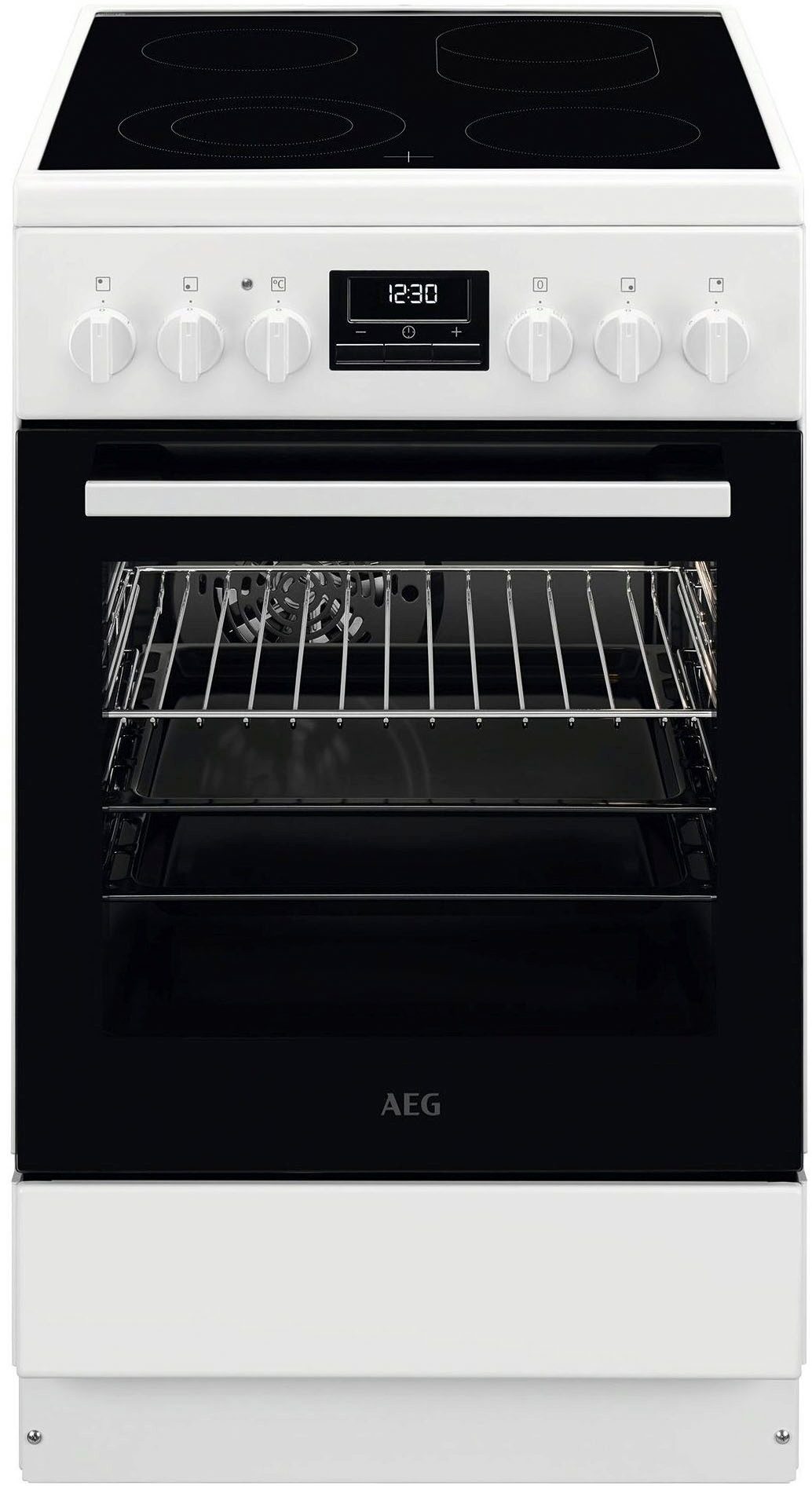 AEG Elektro-Standherd CCB5440CBW, mit Teilauszug, mit
