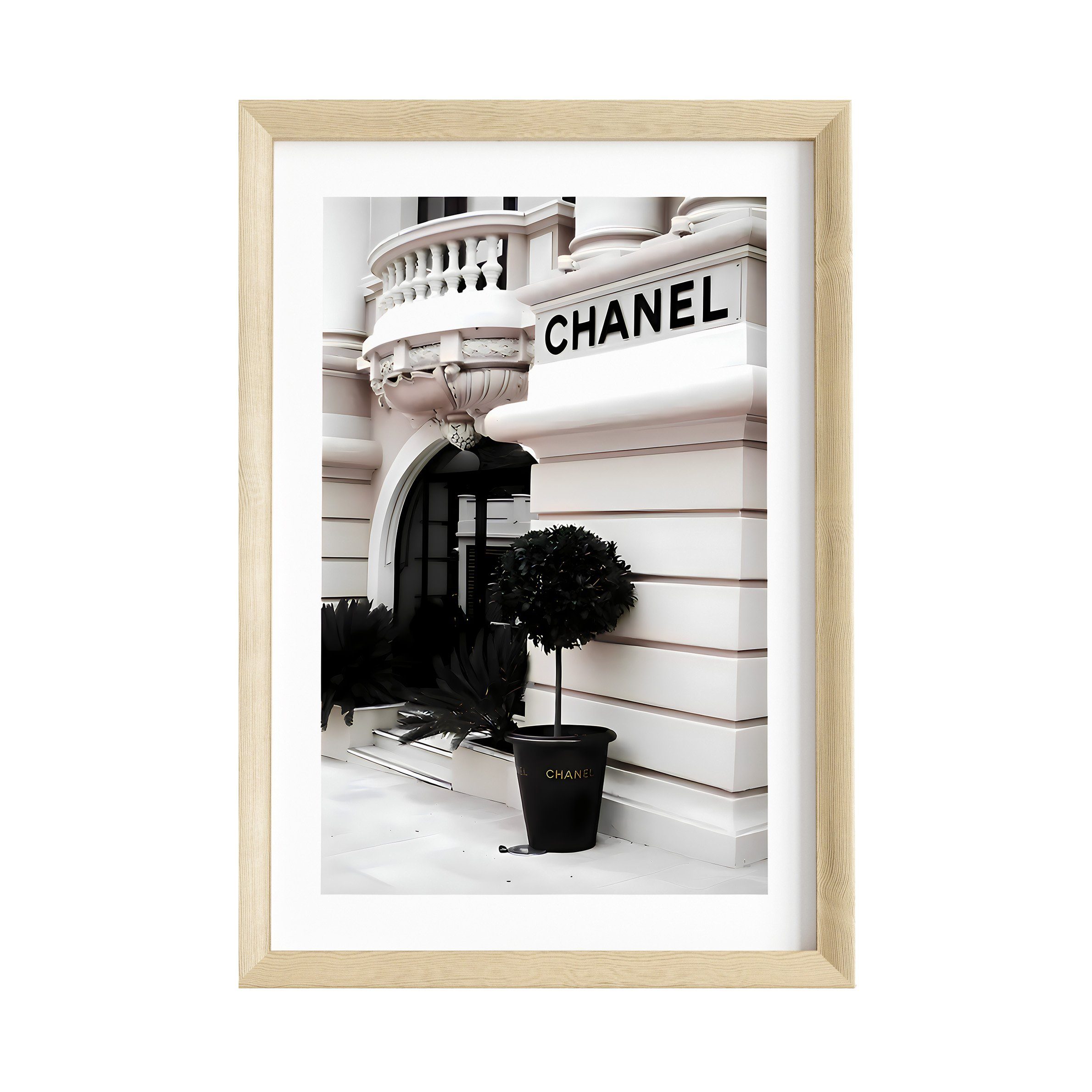 JUSTGOODMOOD Poster Premium ® Chanel Geschäft