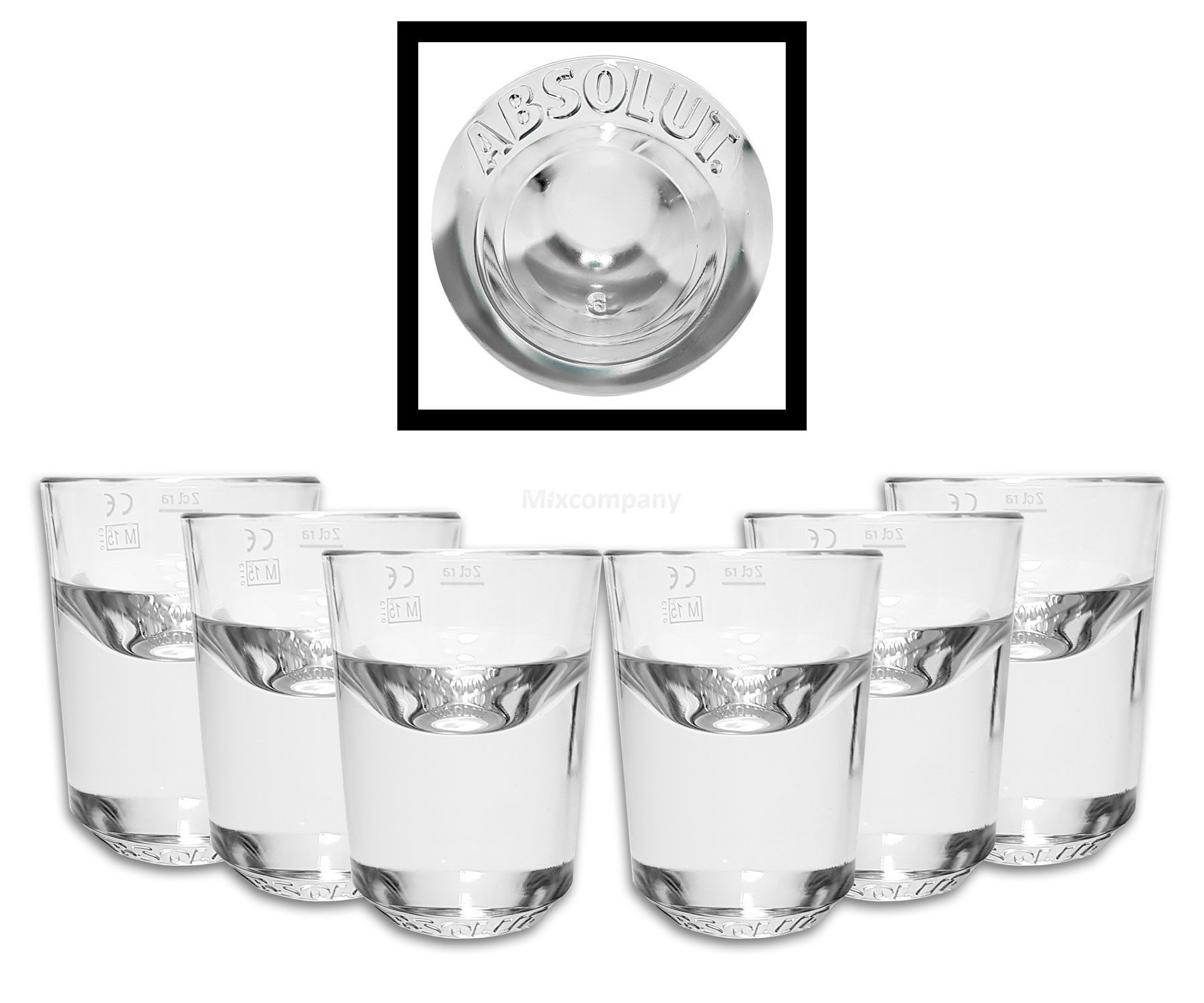 Absolut Gläser-Set Absolut Vodka Grcic Shotgläser