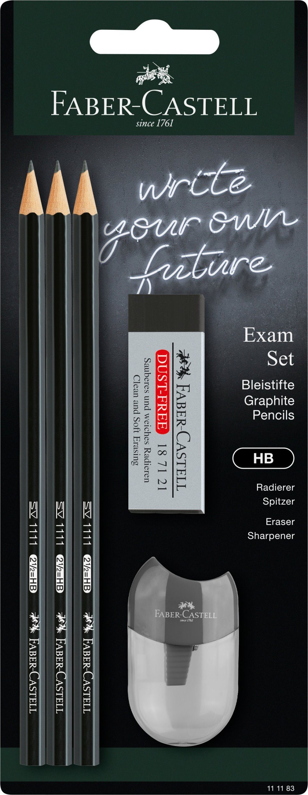 Faber-Castell Bleistift Bleistift 1111 Exam Set