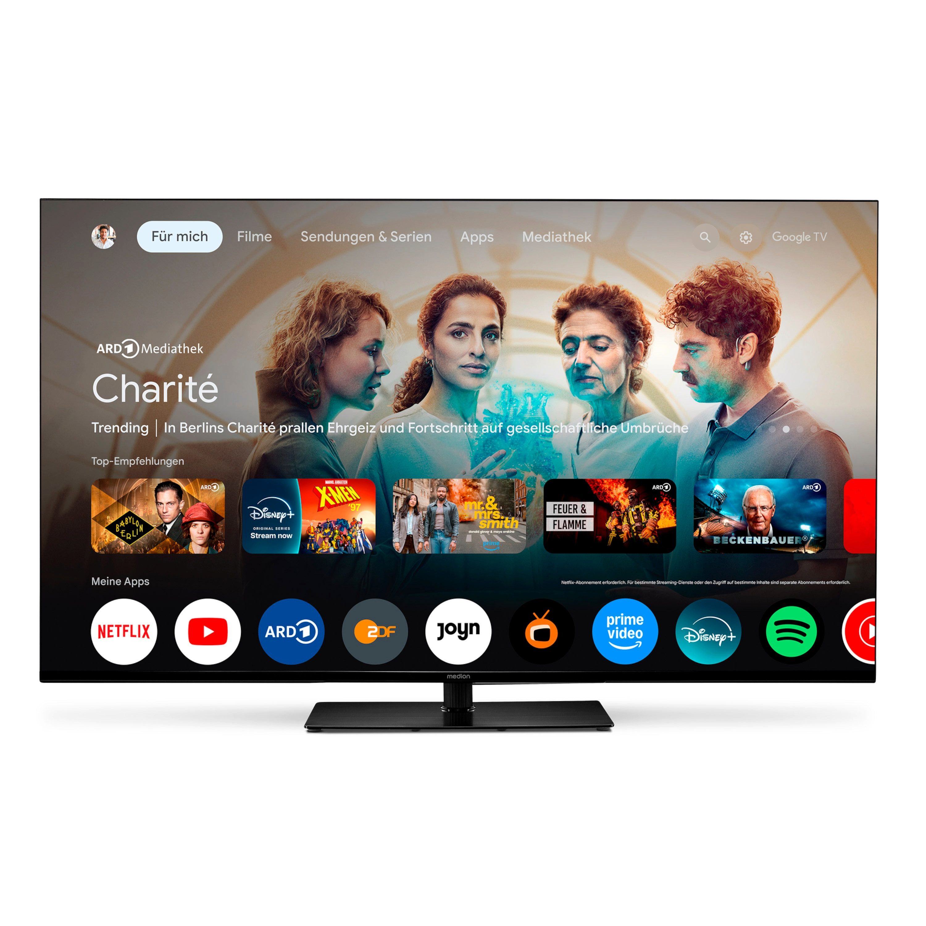 Medion® MD850400 LED-Fernseher (125.7 cm/50 Zoll,