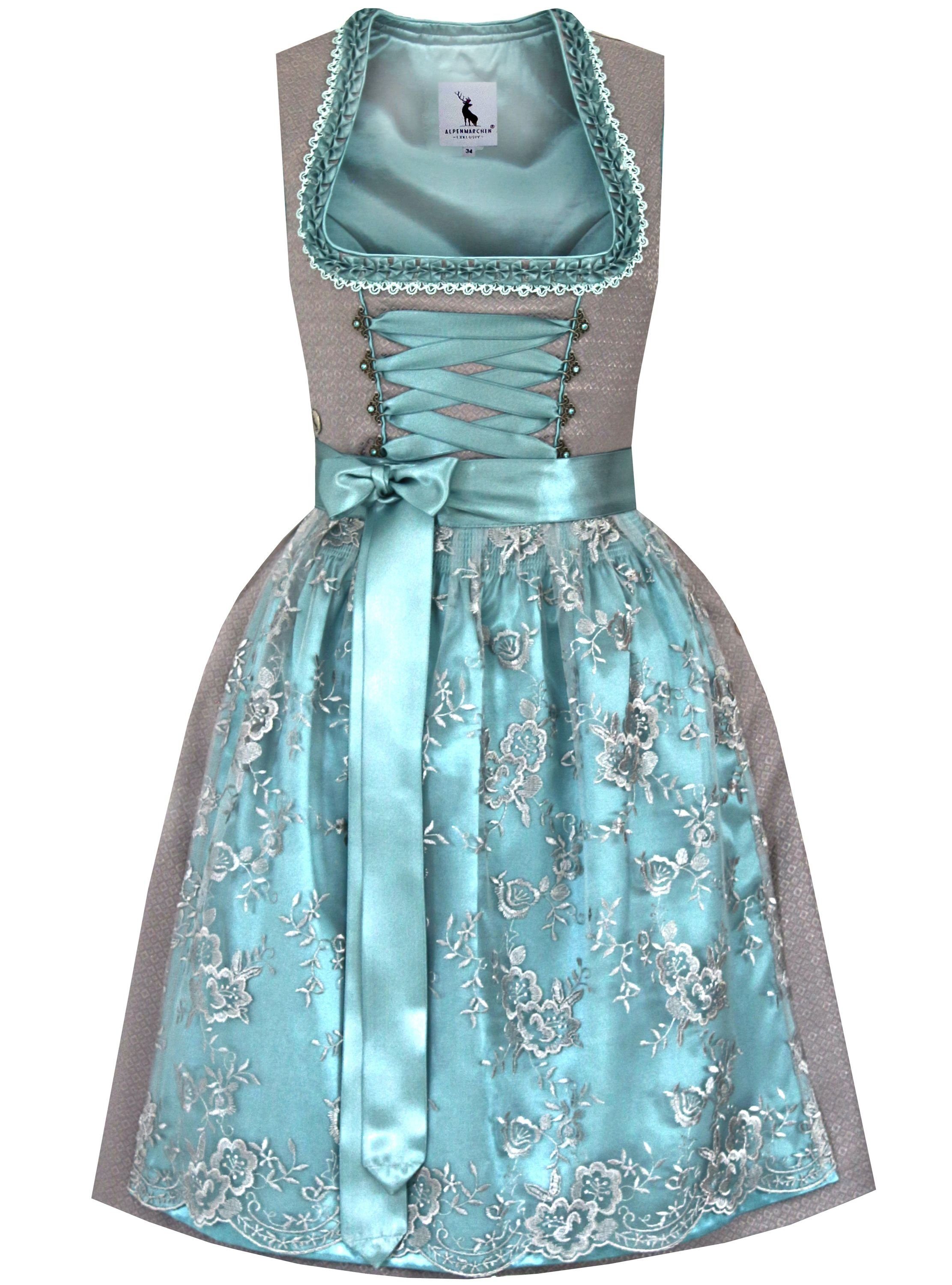 Alpenmärchen Dirndl Dirndl Laura in grau
