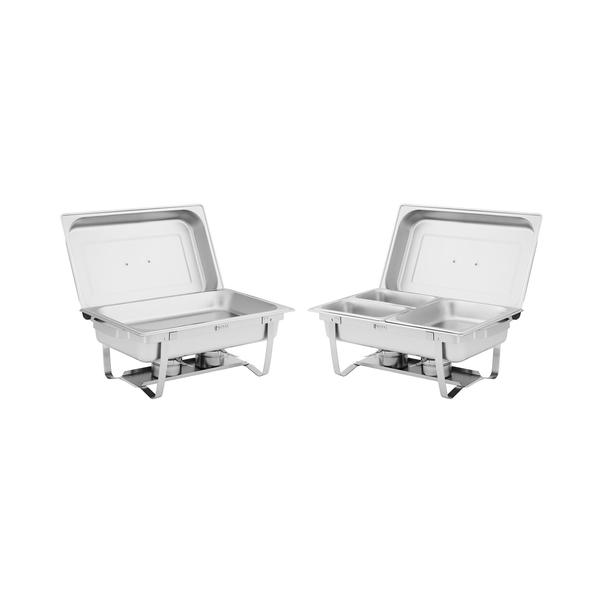 Royal Catering Speisenwärmer Chafing Dish Set