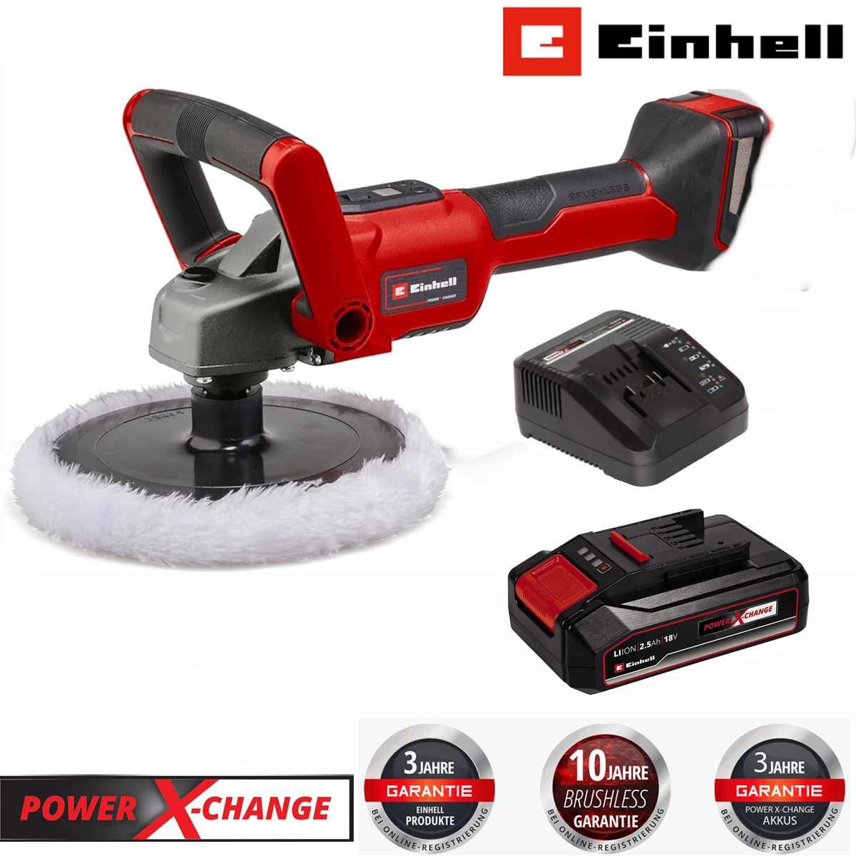 Einhell Akku-Poliermaschine Polier- / Schleifmaschine CE-CP