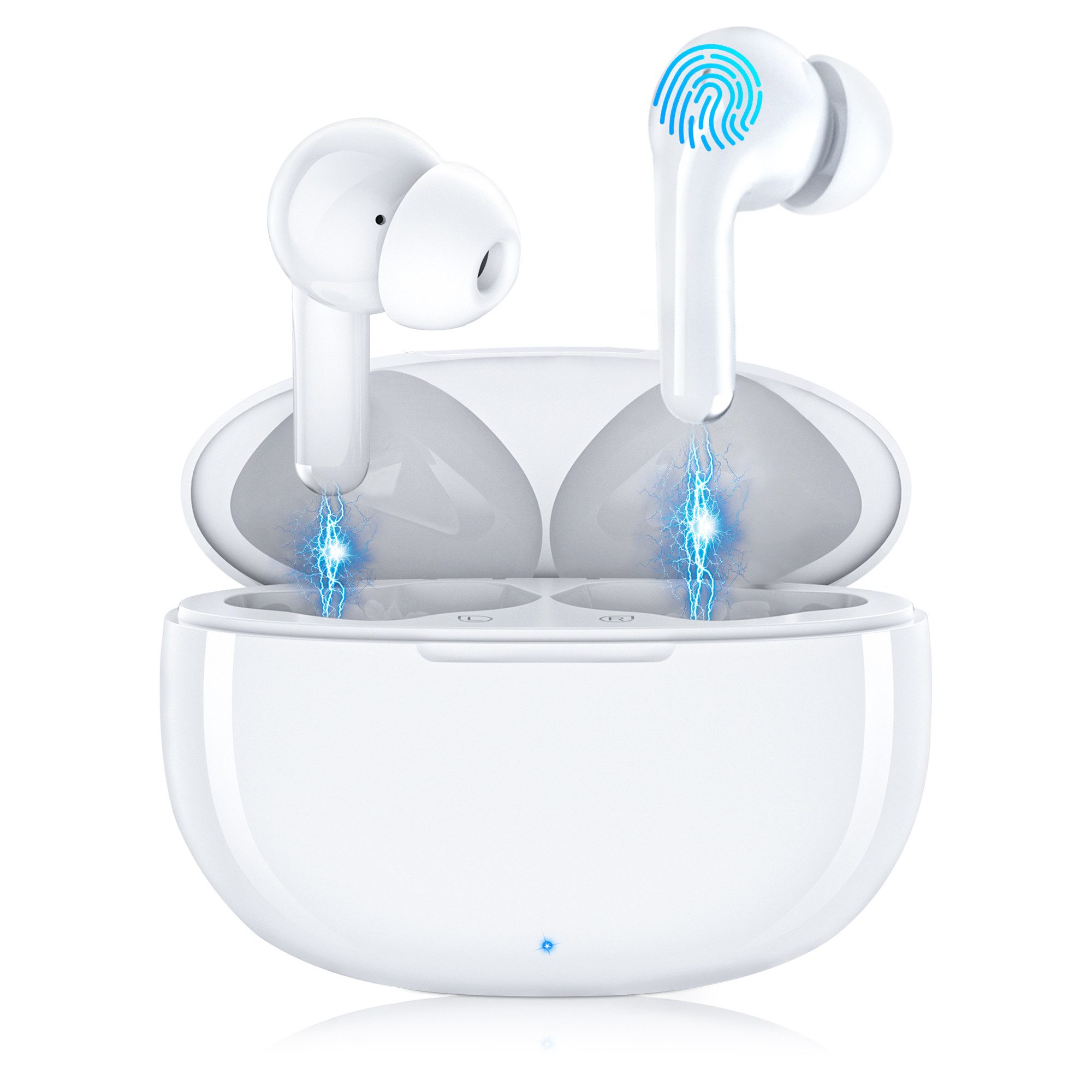 walkbee Kopfhörer, TWS In-Ear-Kopfhörer,Bluetooth 5.3,HiFi Stereo