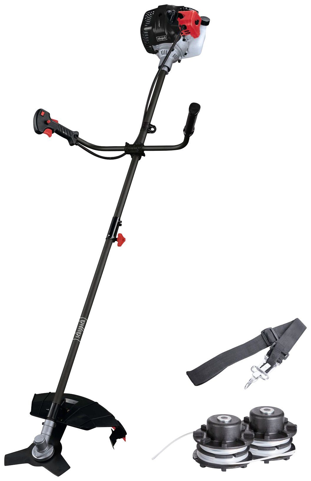 Scheppach Benzin-Motorsense BCH3300PB, 25,5 cm Arbeitsbreite