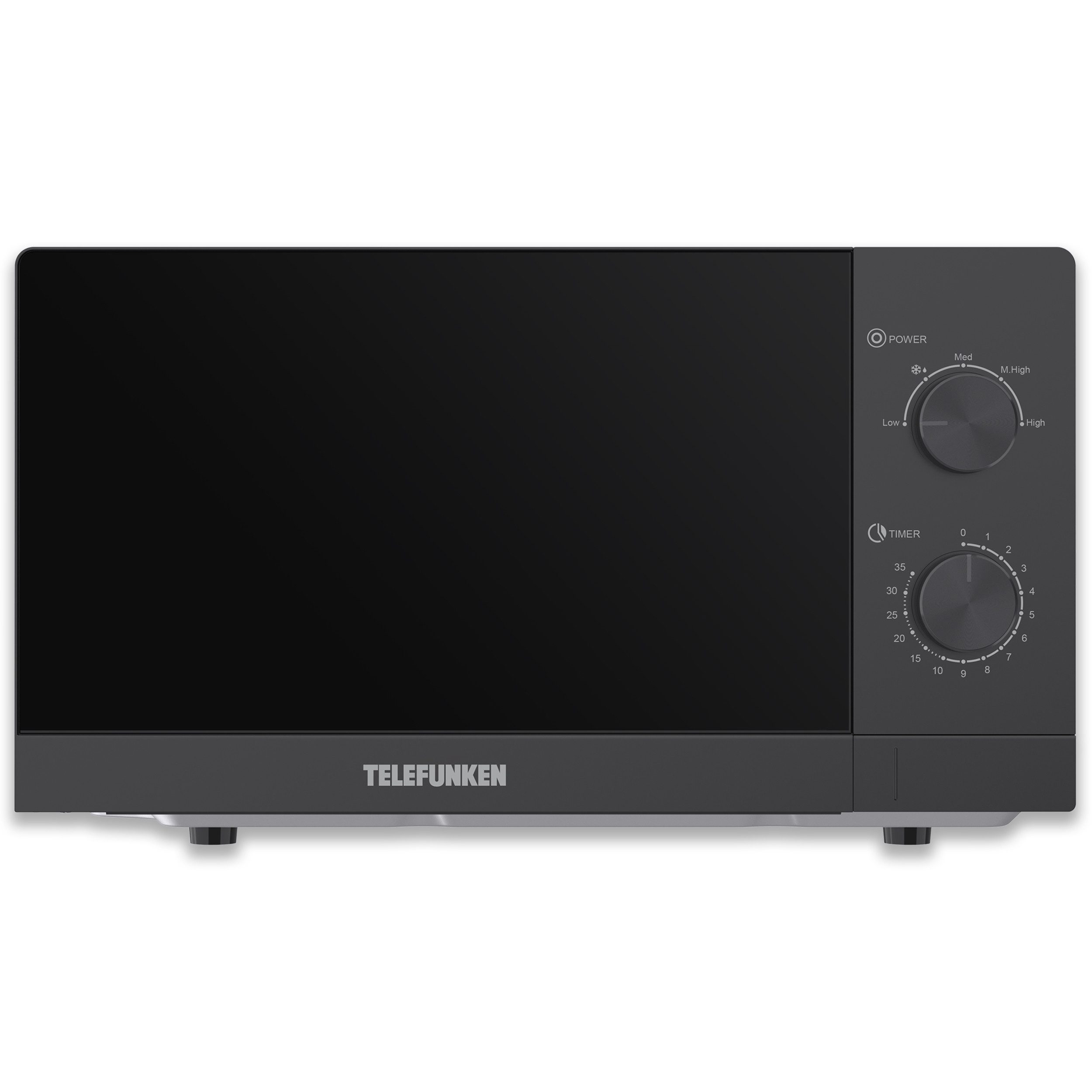 Telefunken Mikrowelle, Solo-Mikrowelle, 20 l, Mikrowellengerät
