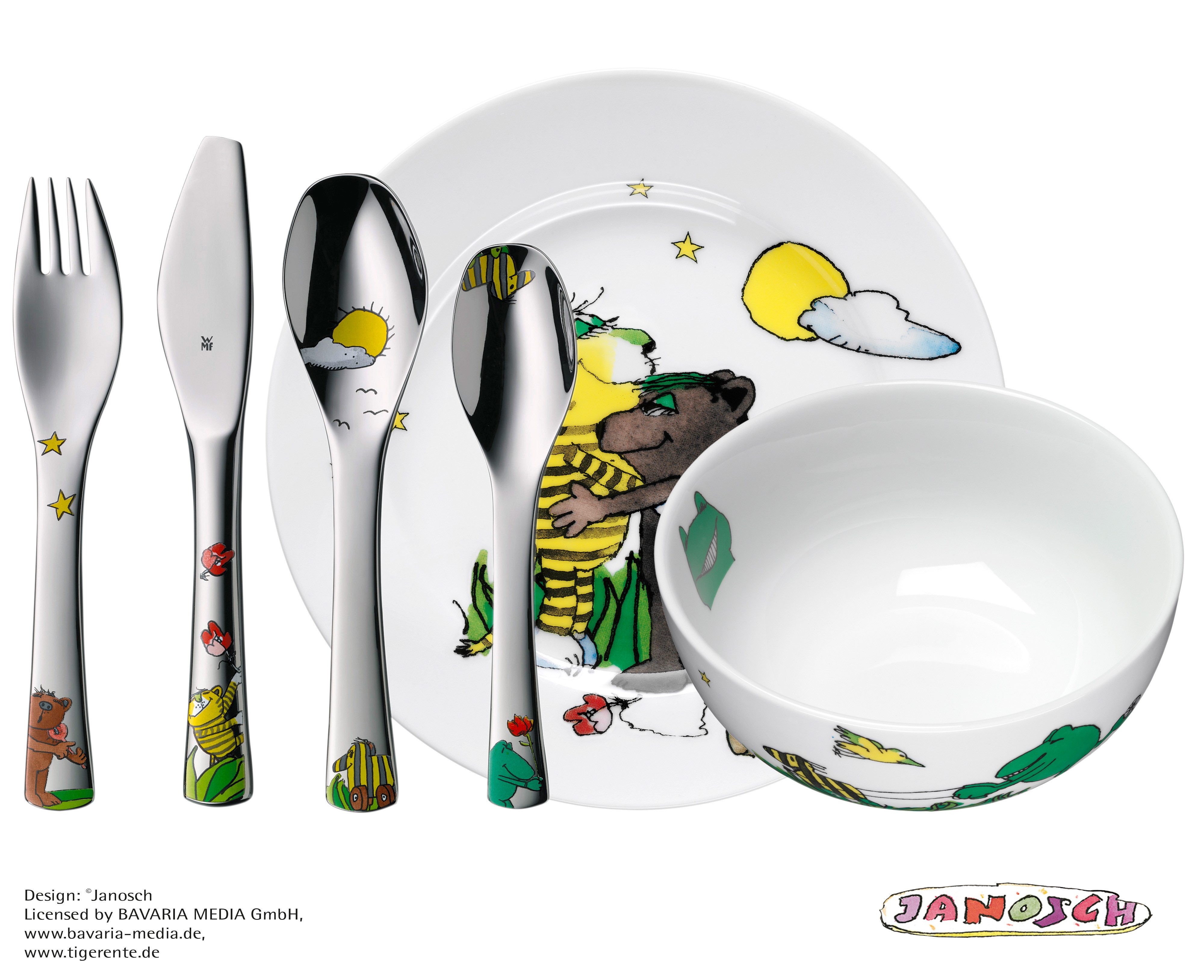 WMF Kindergeschirr-Set Janosch (6-tlg), 1 Personen,