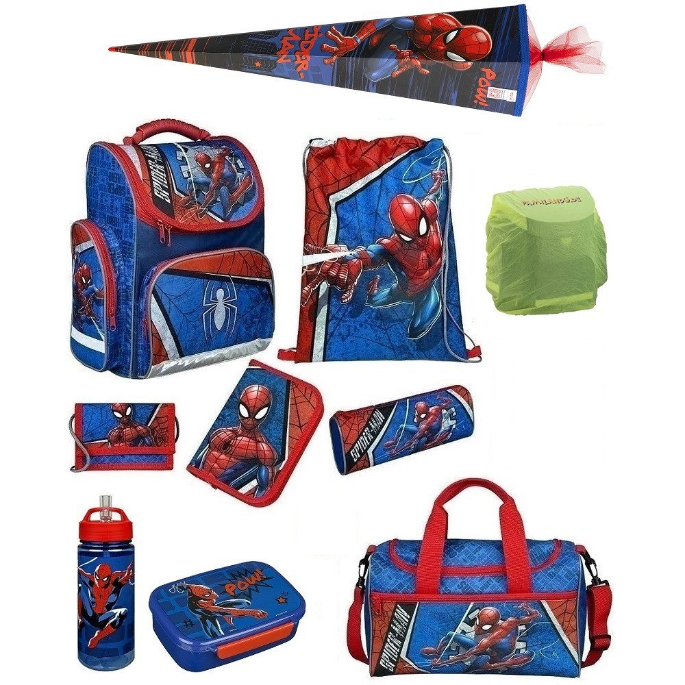 Familando Schulranzen Spiderman Schulranzen für die