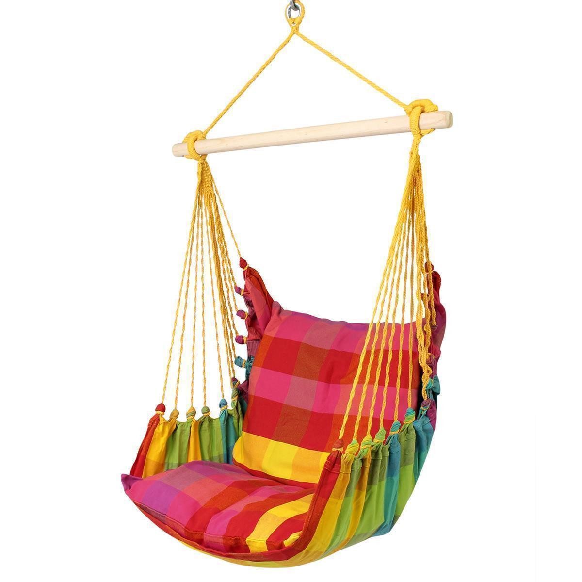 HOBEA-Germany Hängesessel Hängesessel Regenbogen (Hängesessel mit