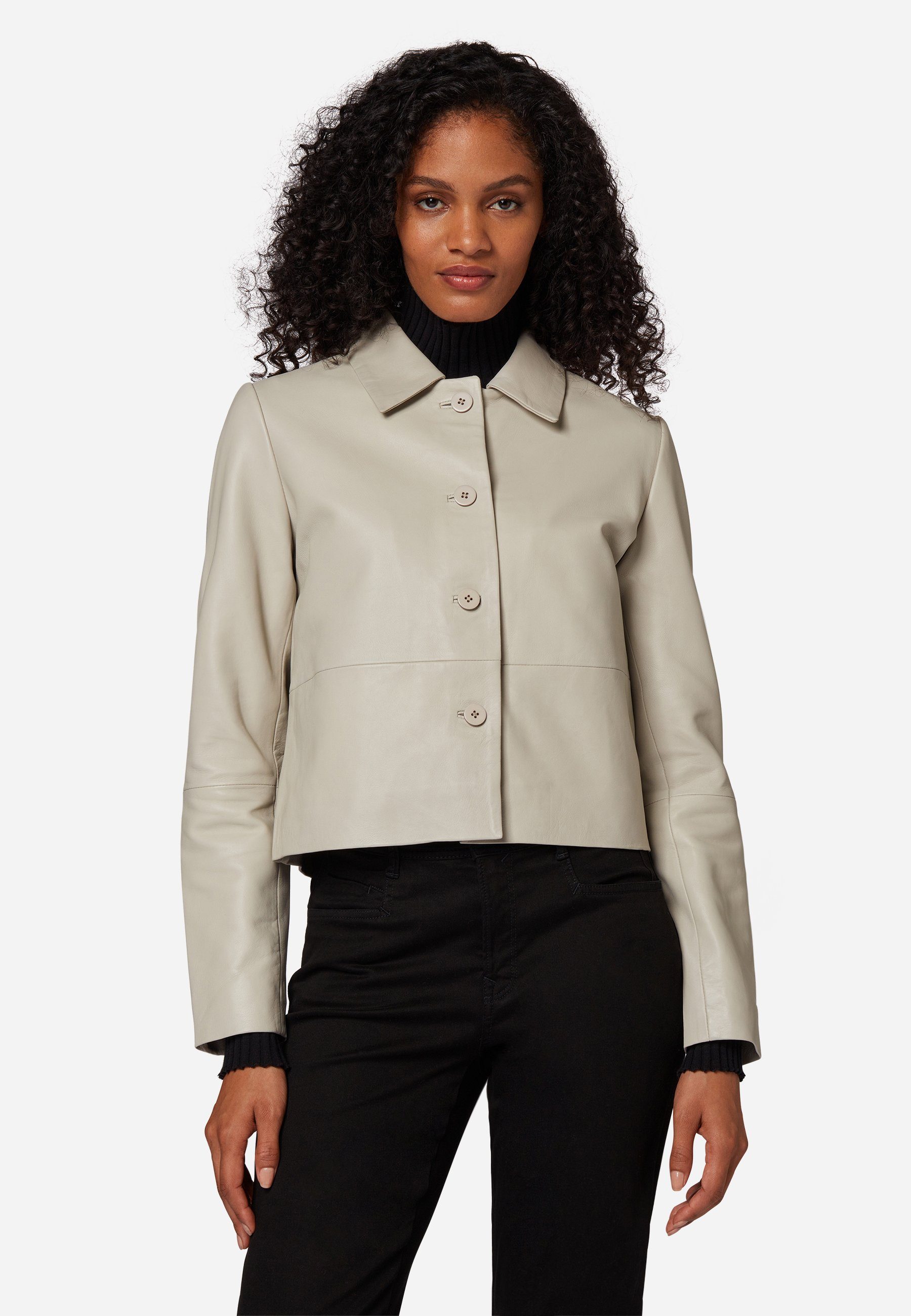 RICANO Lederjacke Cecila Lederjacke im Bolero-Stil