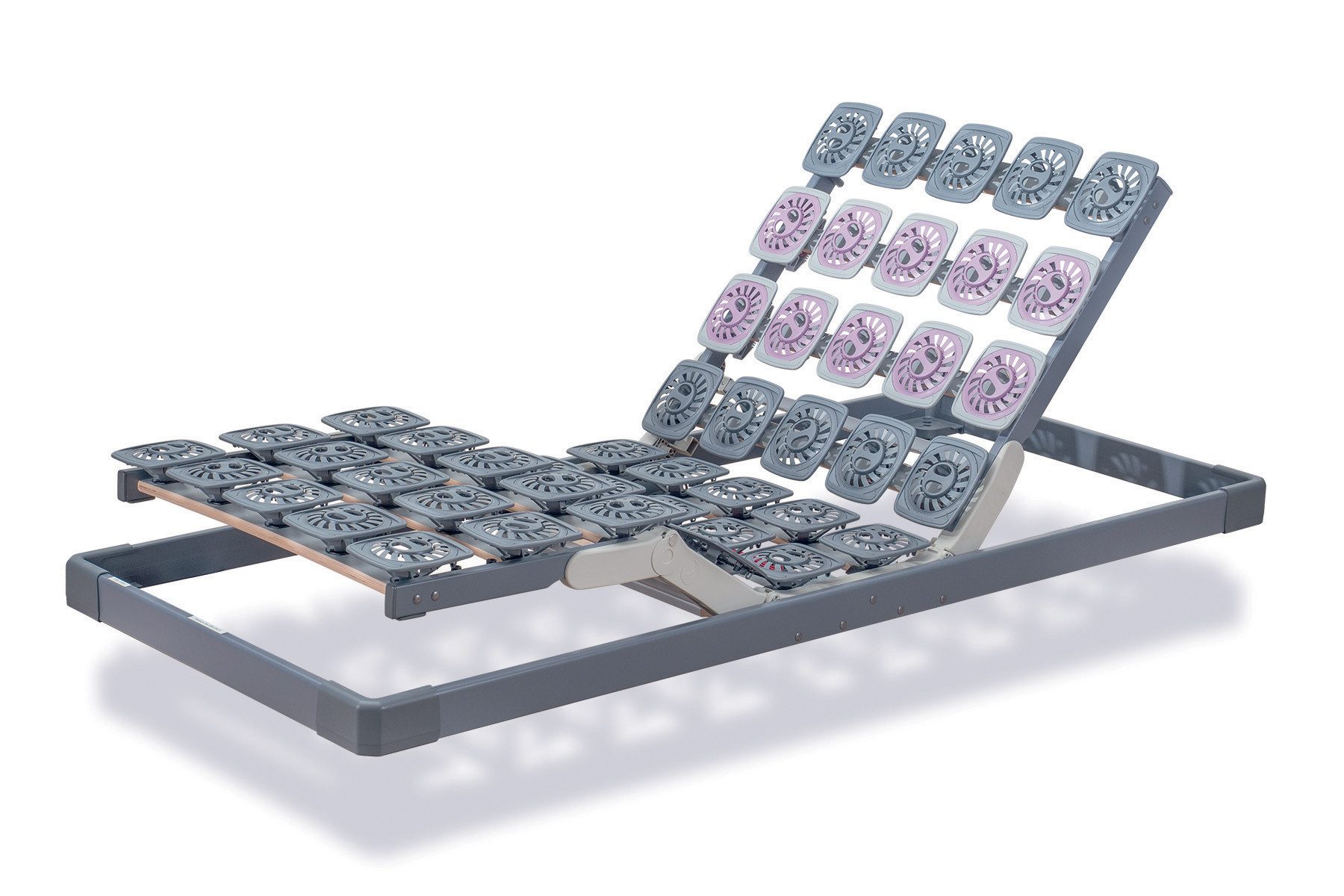 Tellerlattenrost mit Motor TEMPUR® Systemrahmen Lattenrost