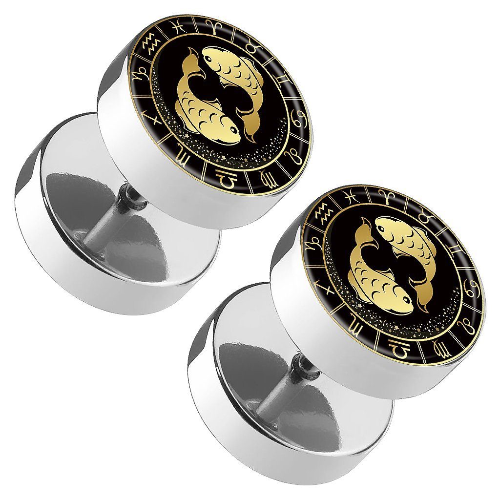 Taffstyle Piercing-Set Piercing Ohrringe Plug mit