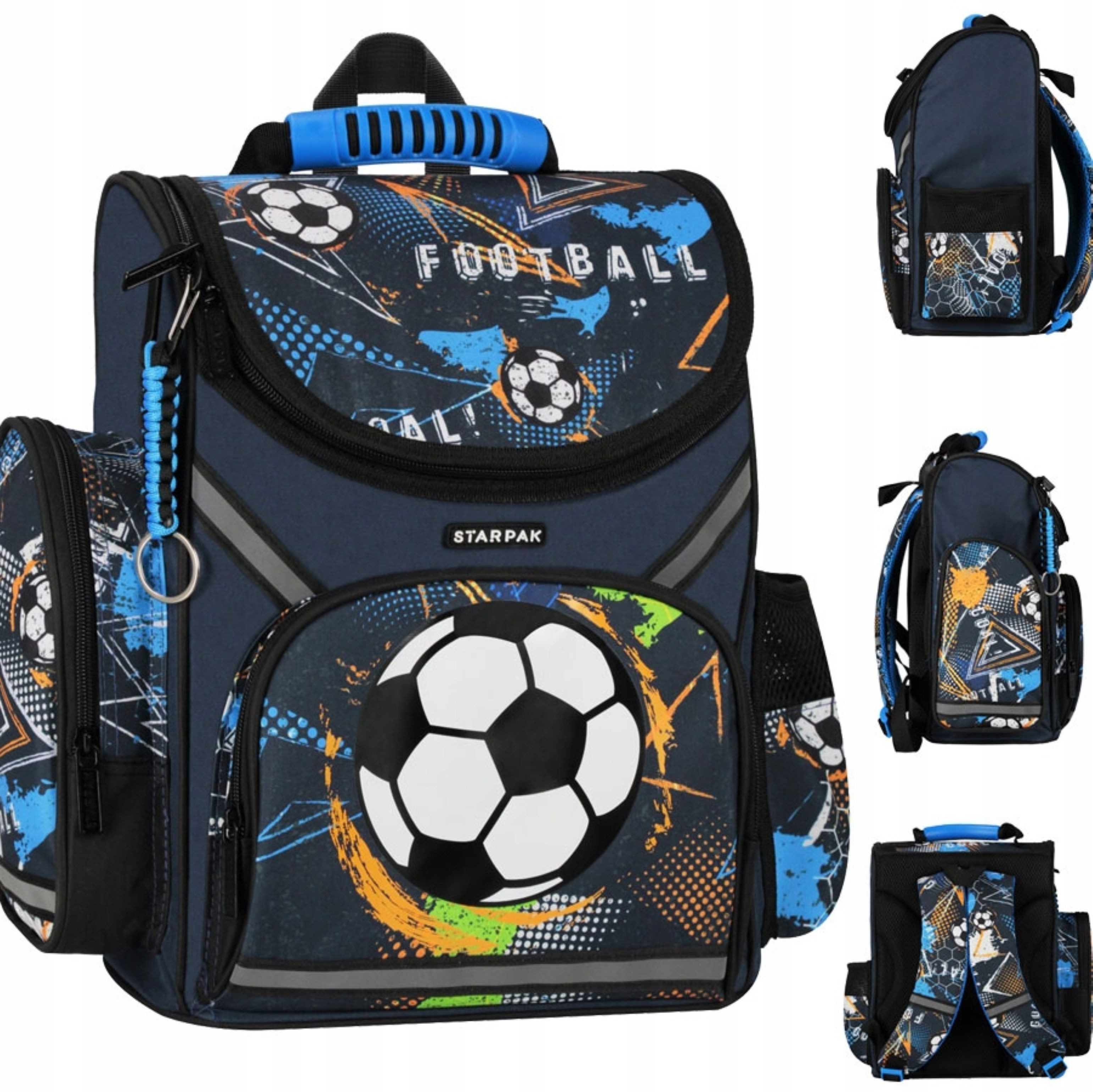 PASO Schulranzen Starpak Schulranzen Fußball Jungen