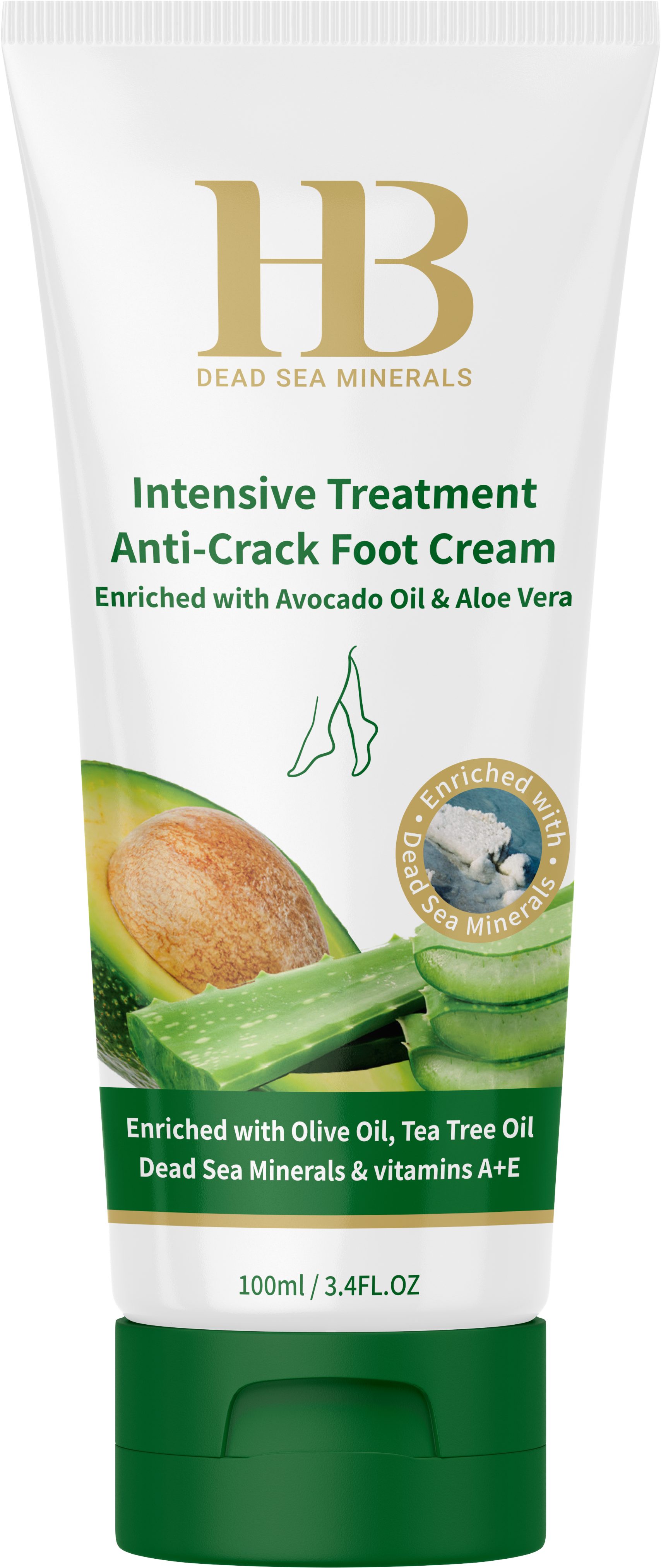 H.B. Dead Sea Minerals Fußcreme Health&Beauty