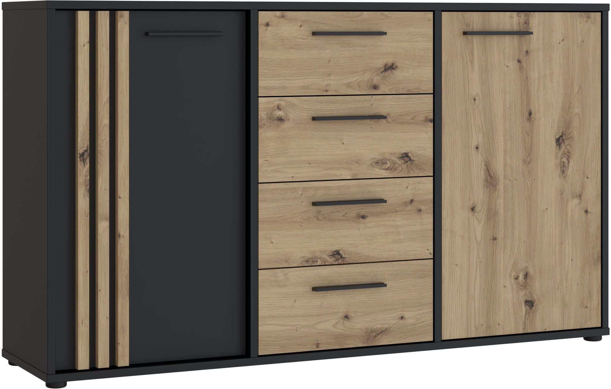 FORTE Sideboard Cardigan, Sideboard, 2 farbig,