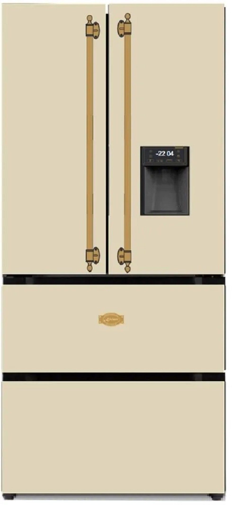 Kaiser Küchengeräte Side-by-Side Retro Kühlschrank, Side-by-Side