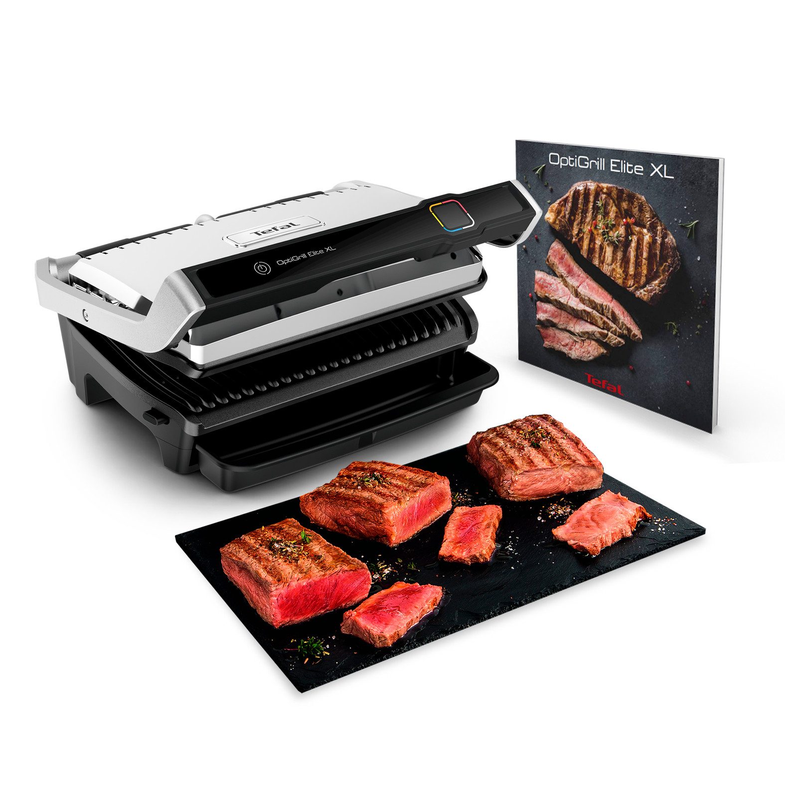 Tefal Kontaktgrill OptiGrill Elite XL, spülmaschinengeeignete