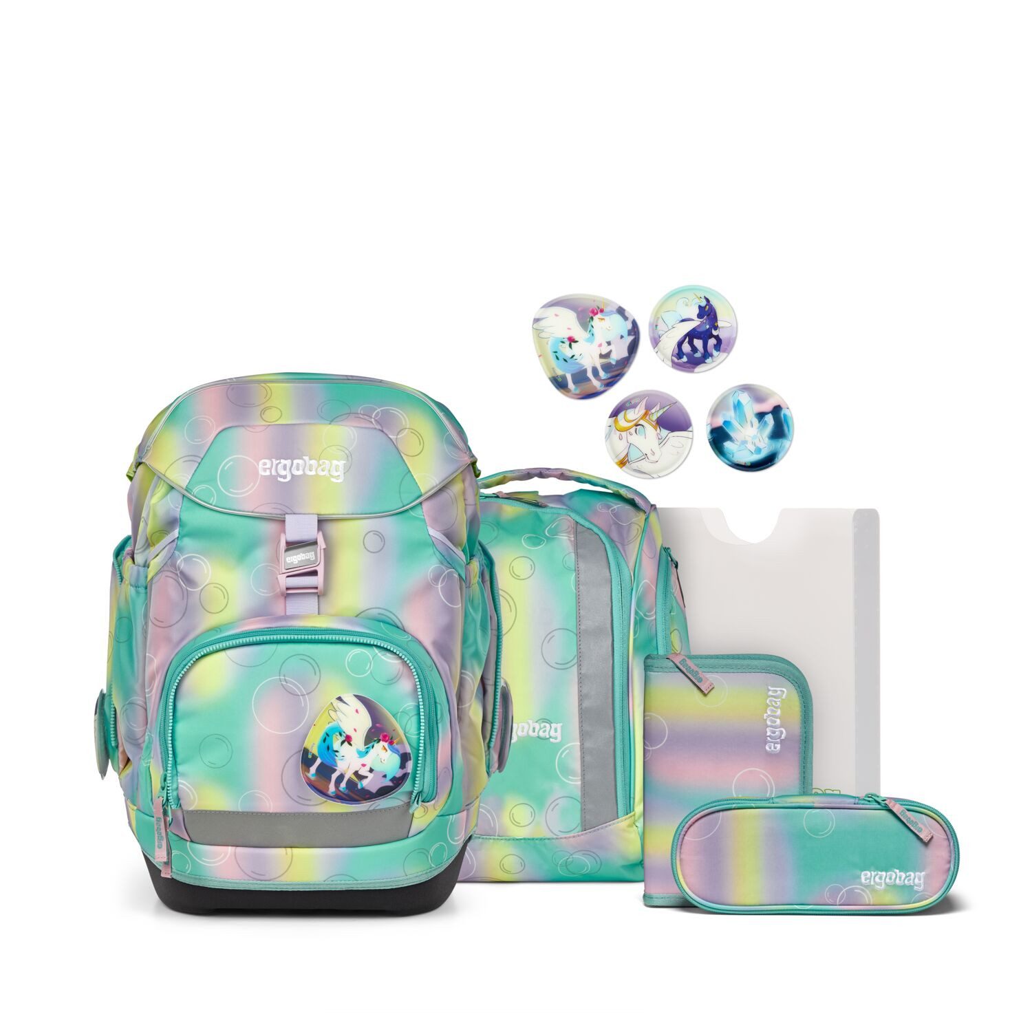 ergobag Schulranzen Schulranzen-Set PACK ZauBärwelt 6-teilig
