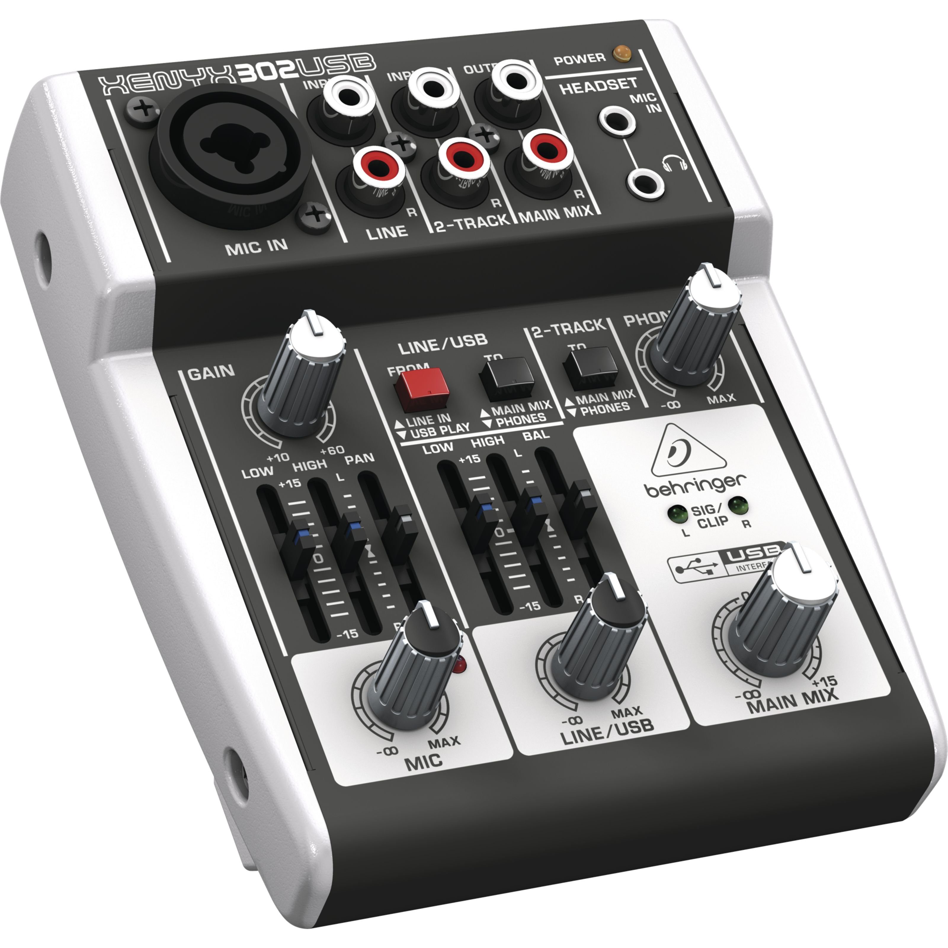 Behringer Mischpult, (XENYX 302USB, PA Mischpulte,