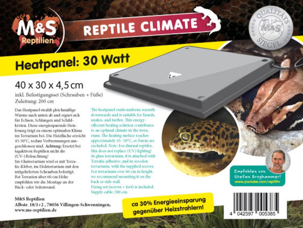 M&S Reptilien Terrarium M&S Reptile Climate,
